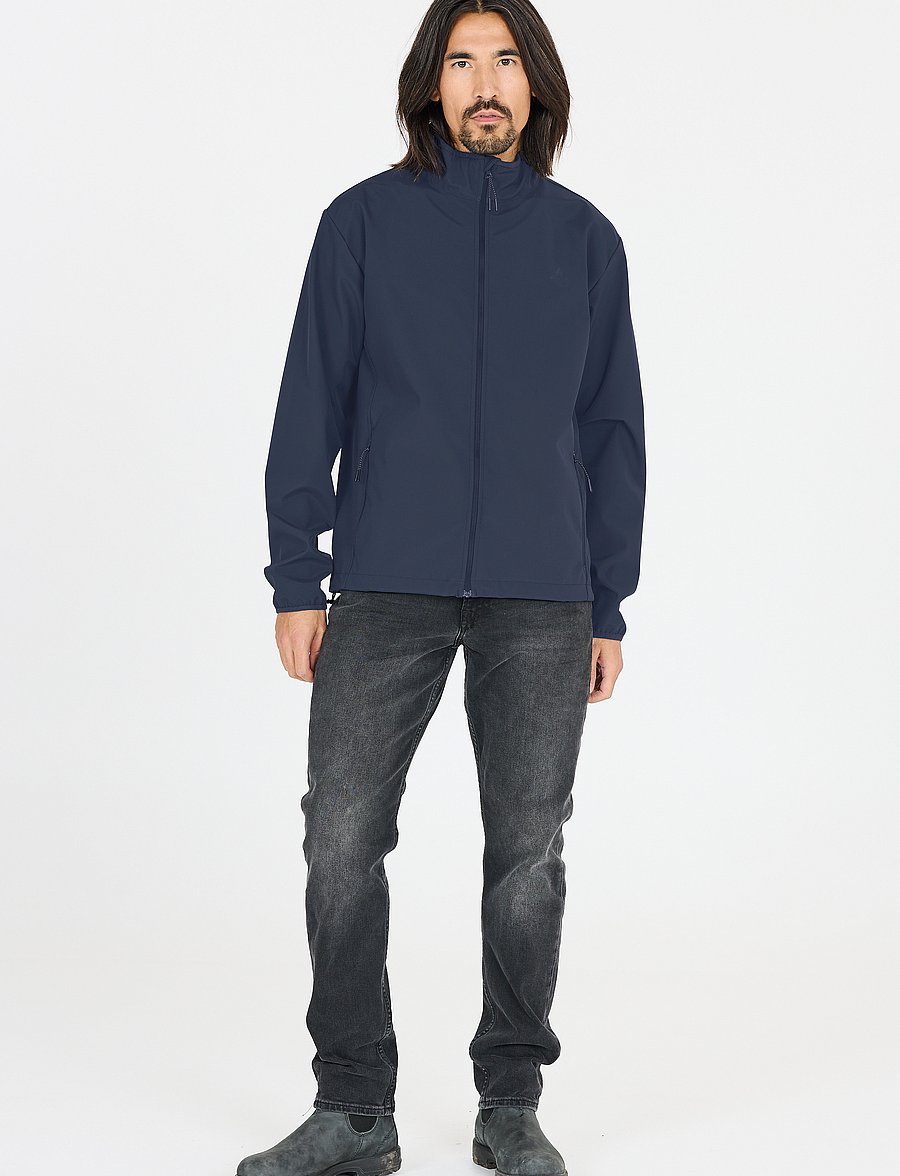 Whistler - Lango M Softshell Jacket - friluftsjackor - navy blazer - 5