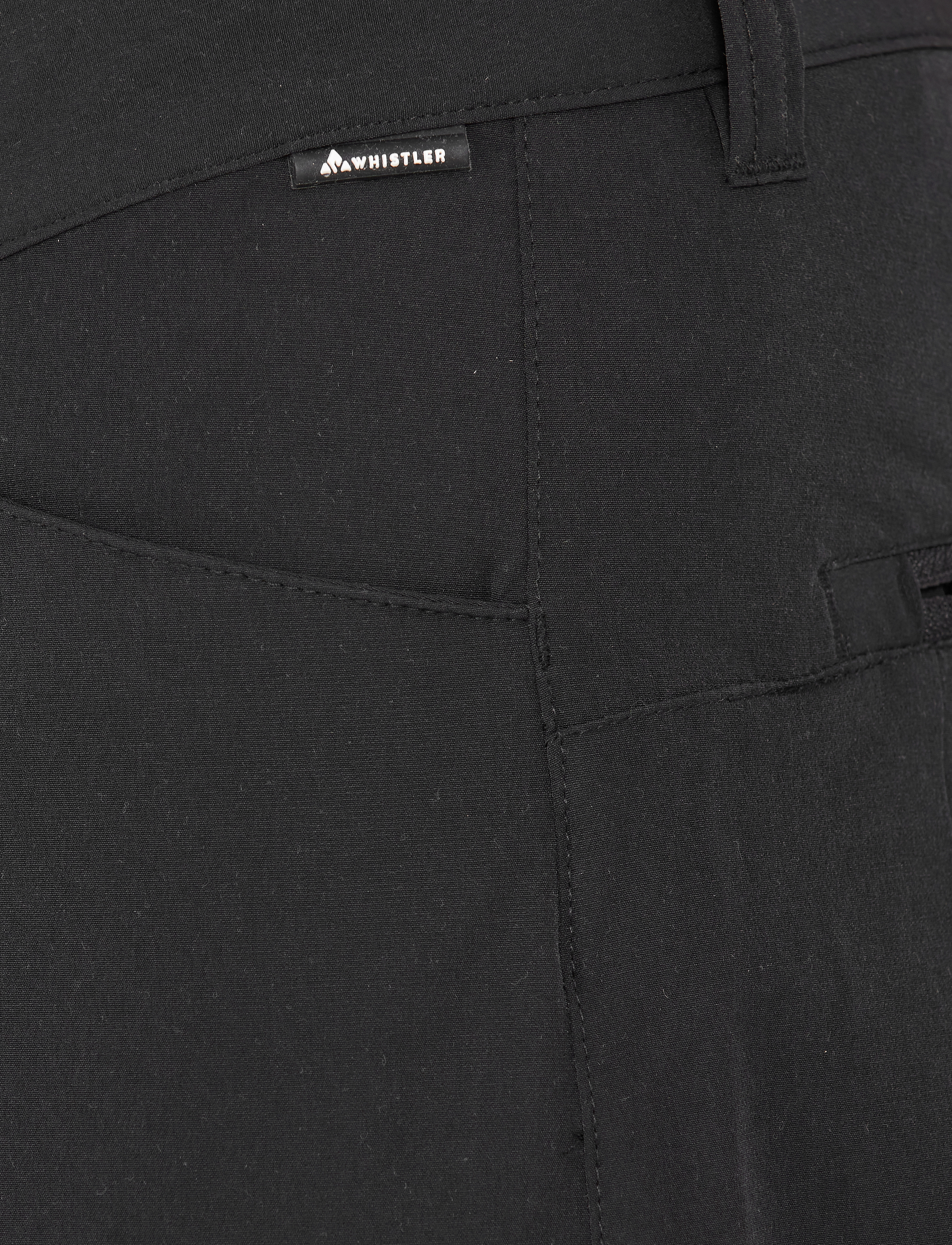 Whistler Shann M Long Outdoor Shorts, XL, Black, Sport Shorts > Sport Outdoor Shorts, Herre