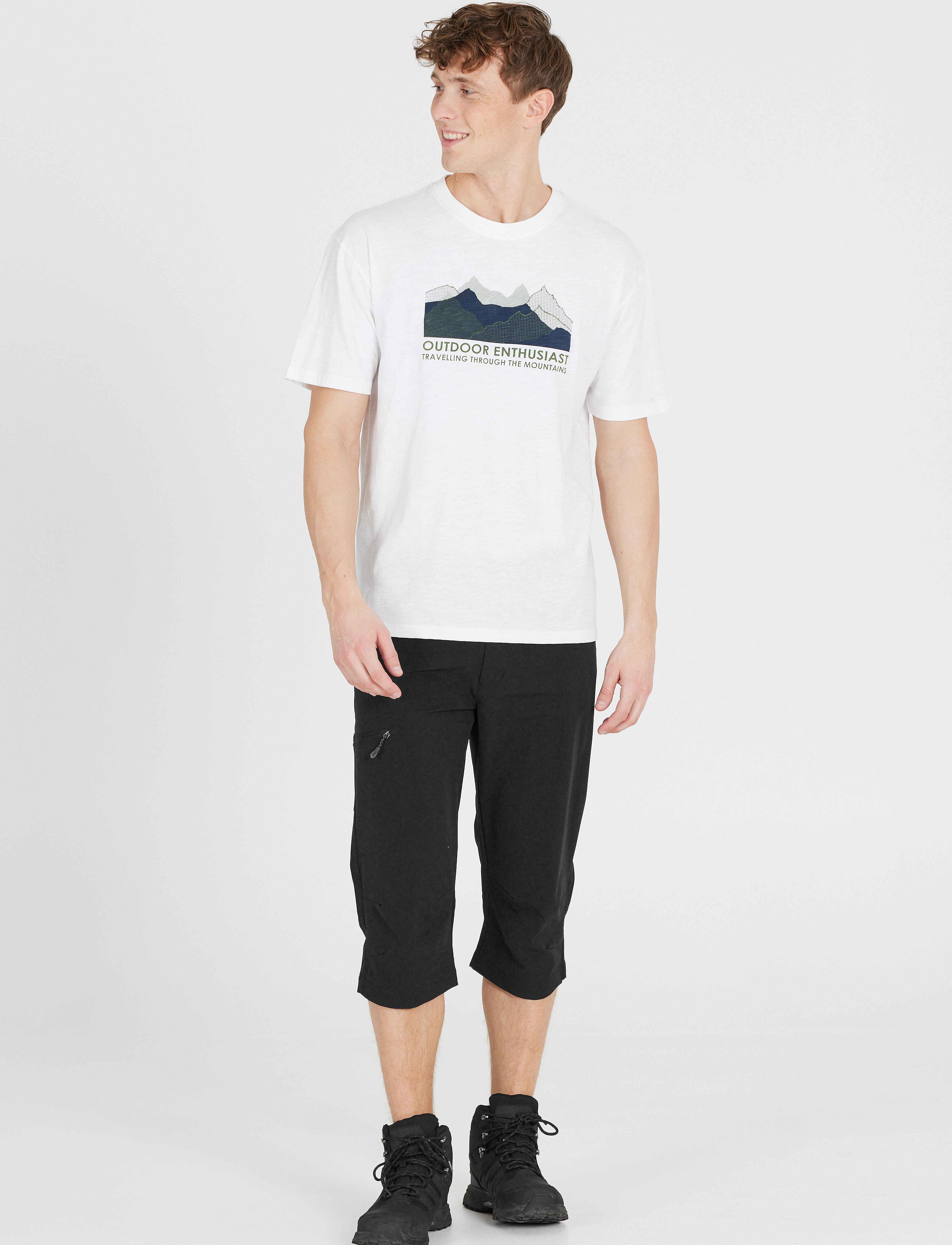 Whistler Shann M Long Outdoor Shorts - Streetstyle - BLACK / black
