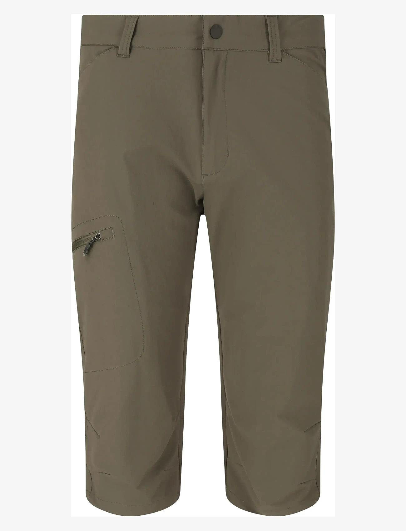 Whistler Shann M Long Outdoor Shorts - Clothing - BLACK INK / khaki/green