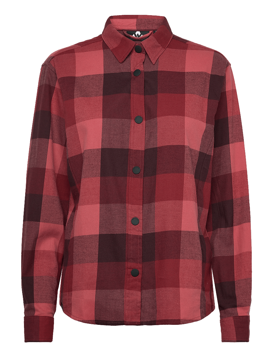 Whistler - Riglet W Chequered Shirt - särgid - red pear - 0