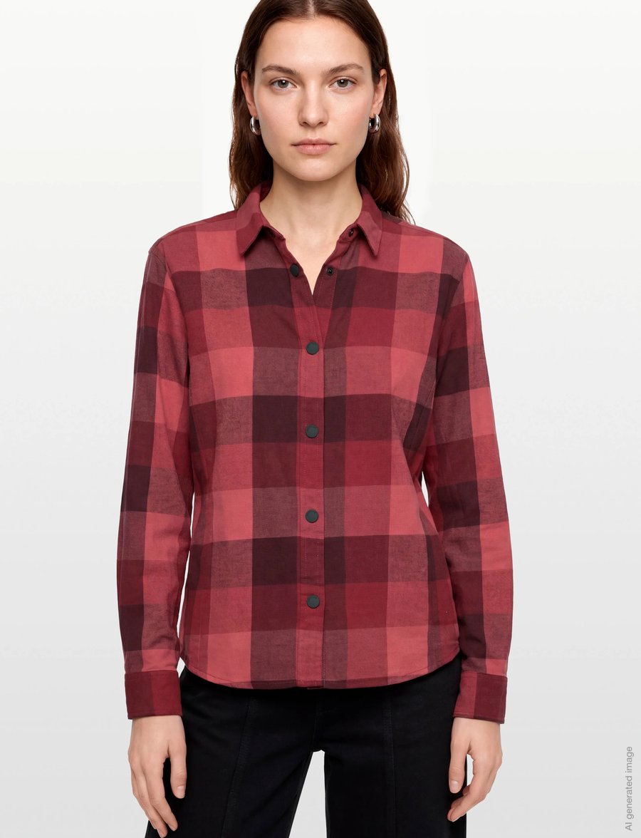 Whistler - Riglet W Chequered Shirt - overhemden - red pear - 3