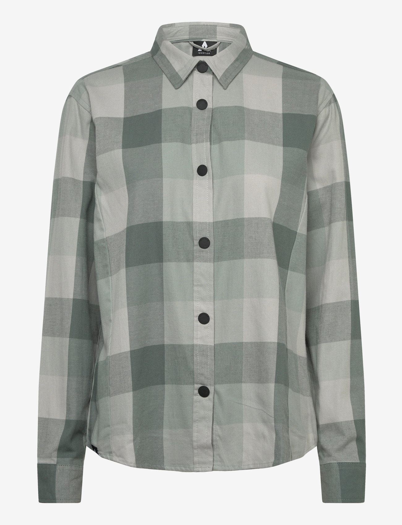 Whistler - Riglet W Chequered Shirt - hemden - slate gray - 0