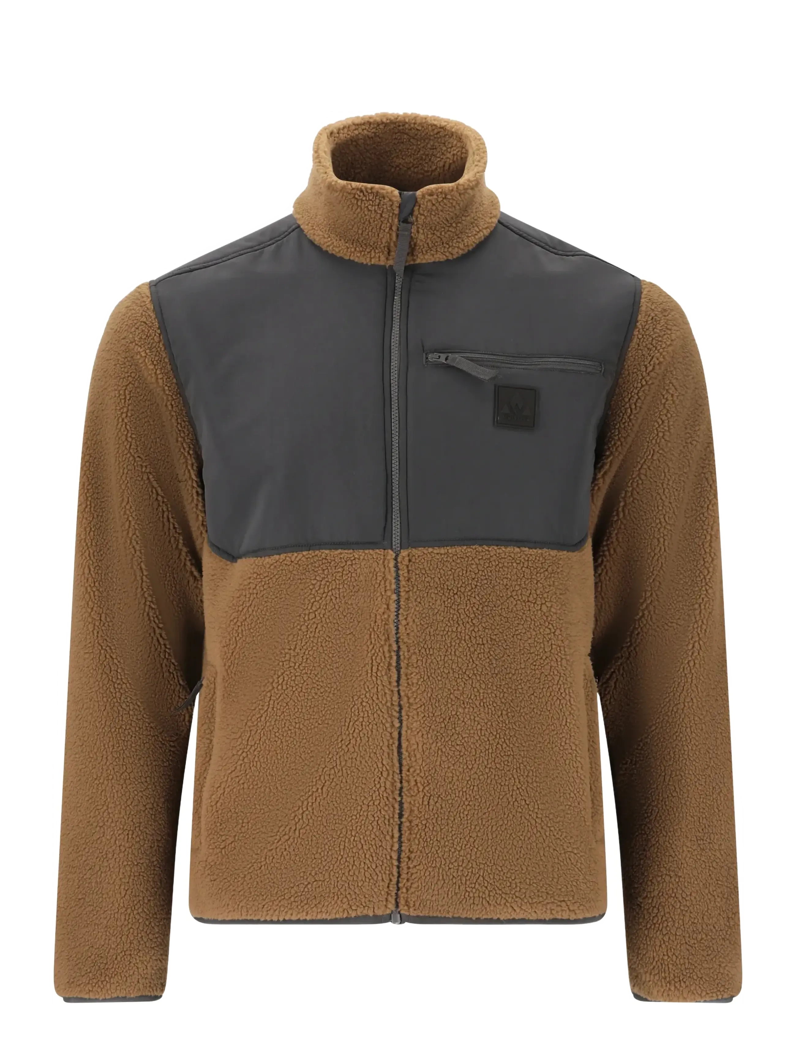 Whistler Sprocka M Teddy Fleece Jacket - Fleece-Pullover - KANGAROW / brown