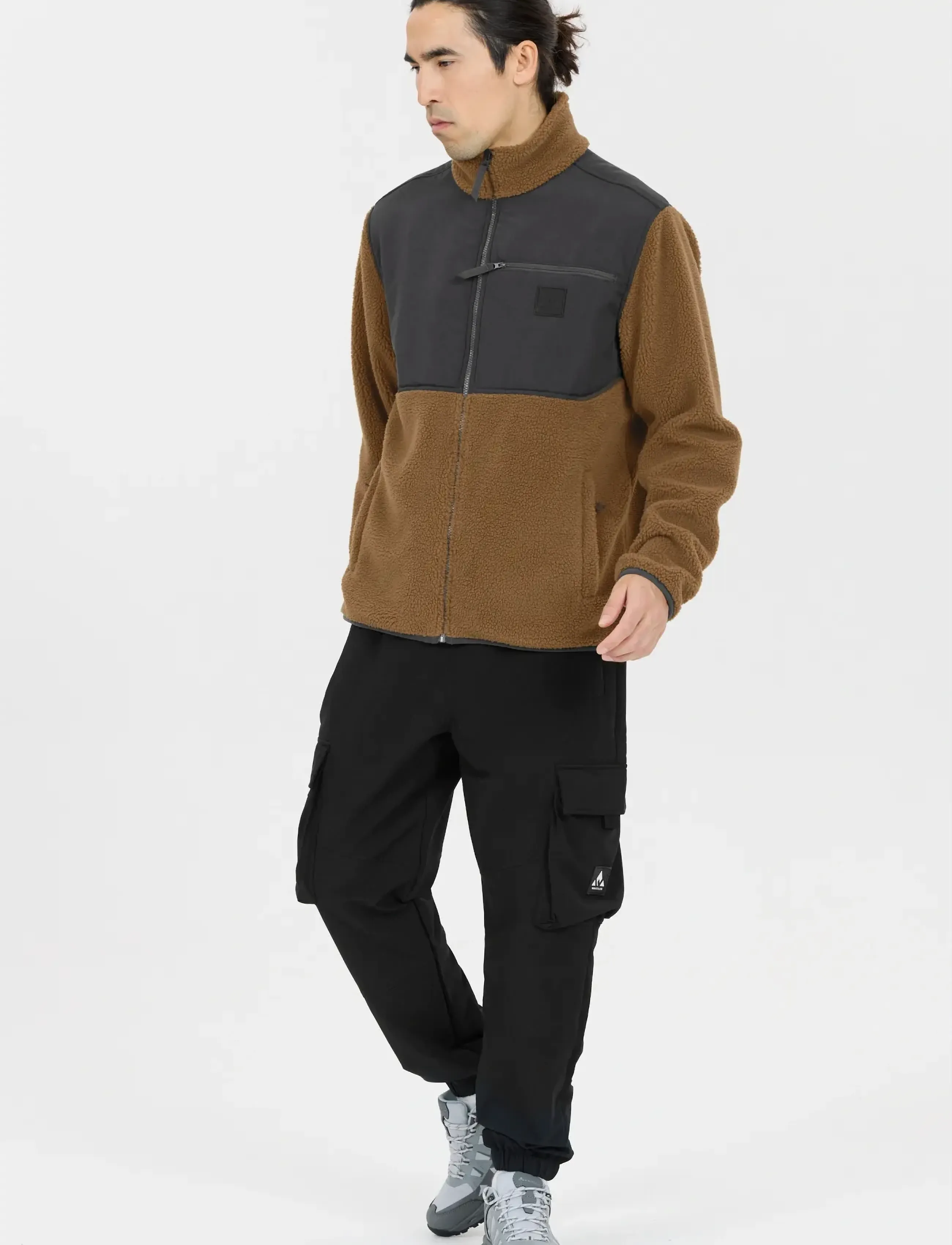 Whistler Sprocka M Teddy Fleece Jacket - Teddytröjor - KANGAROW / brown