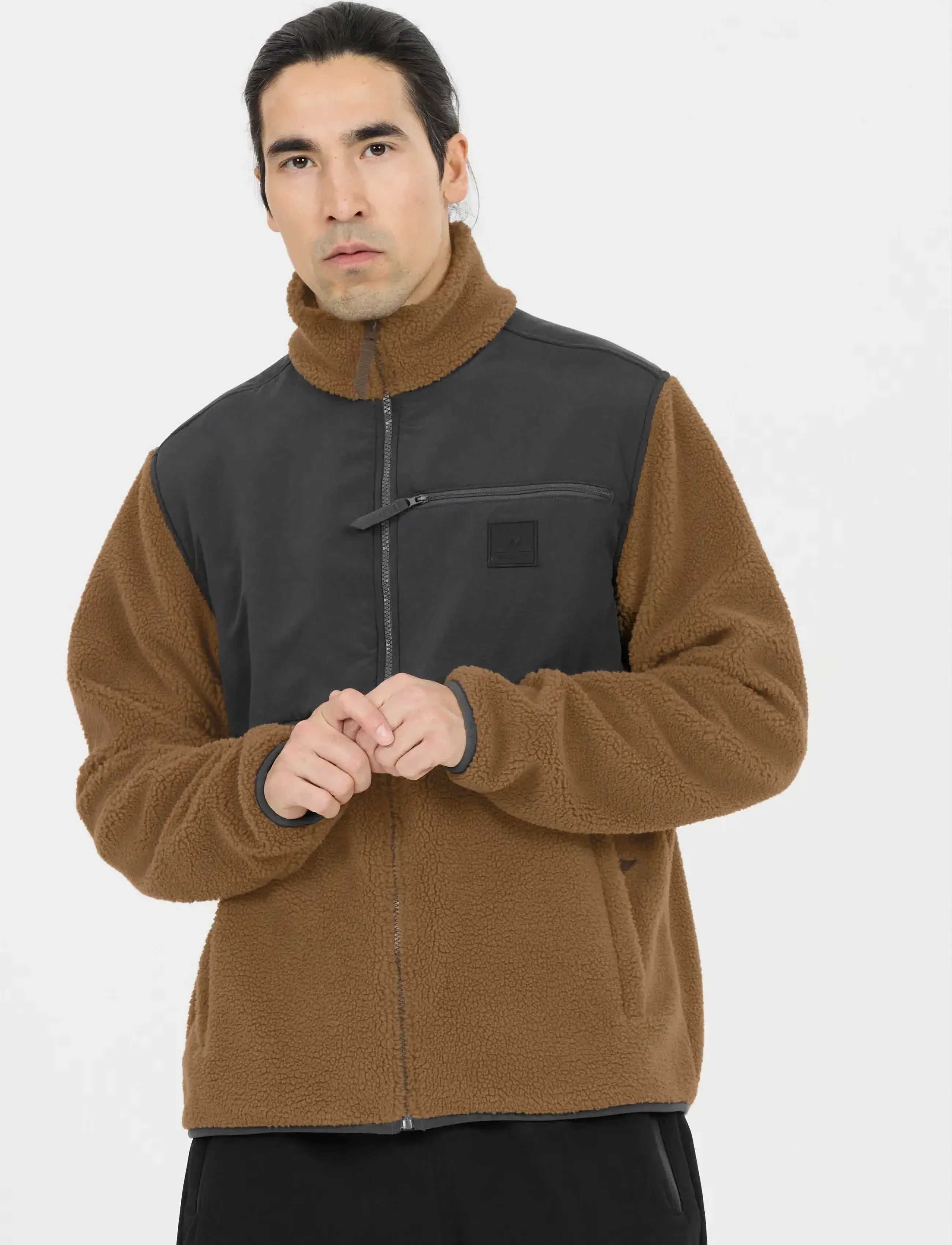 Whistler - Sprocka M Teddy Fleece Jacket - kampsunid ja vahekihid - kangarow - 4