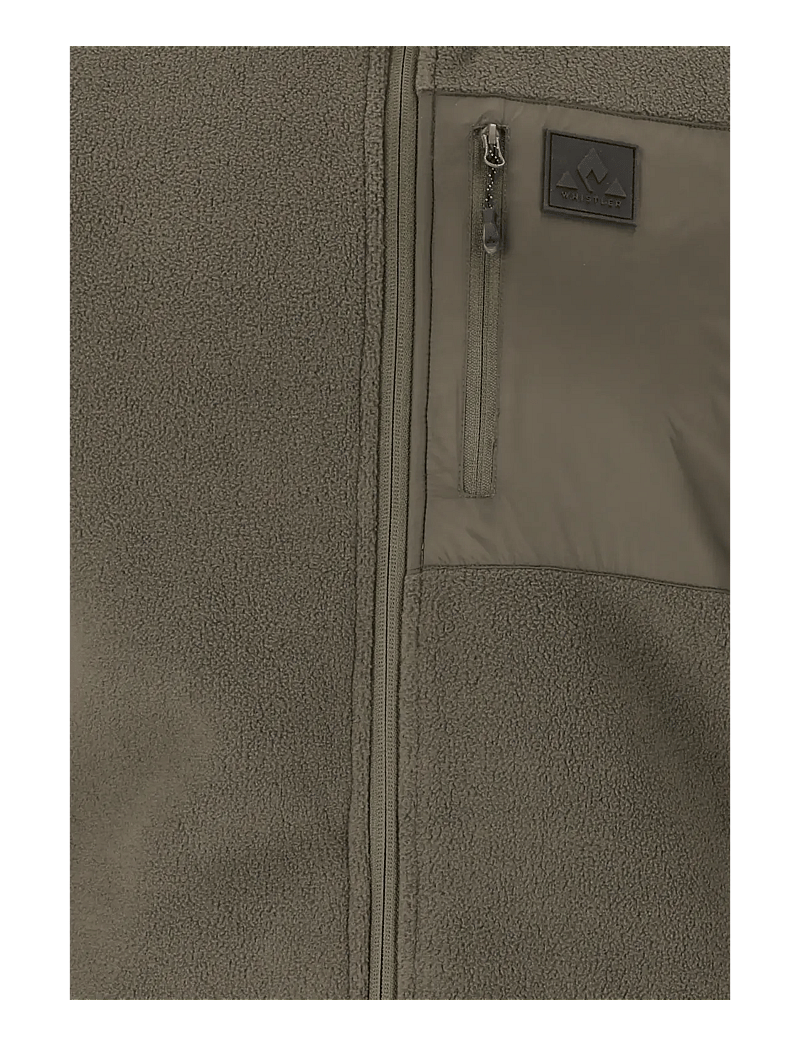 Whistler - Makaley M Fleece Jacket - flīsa un siltās jakas - black ink - 3