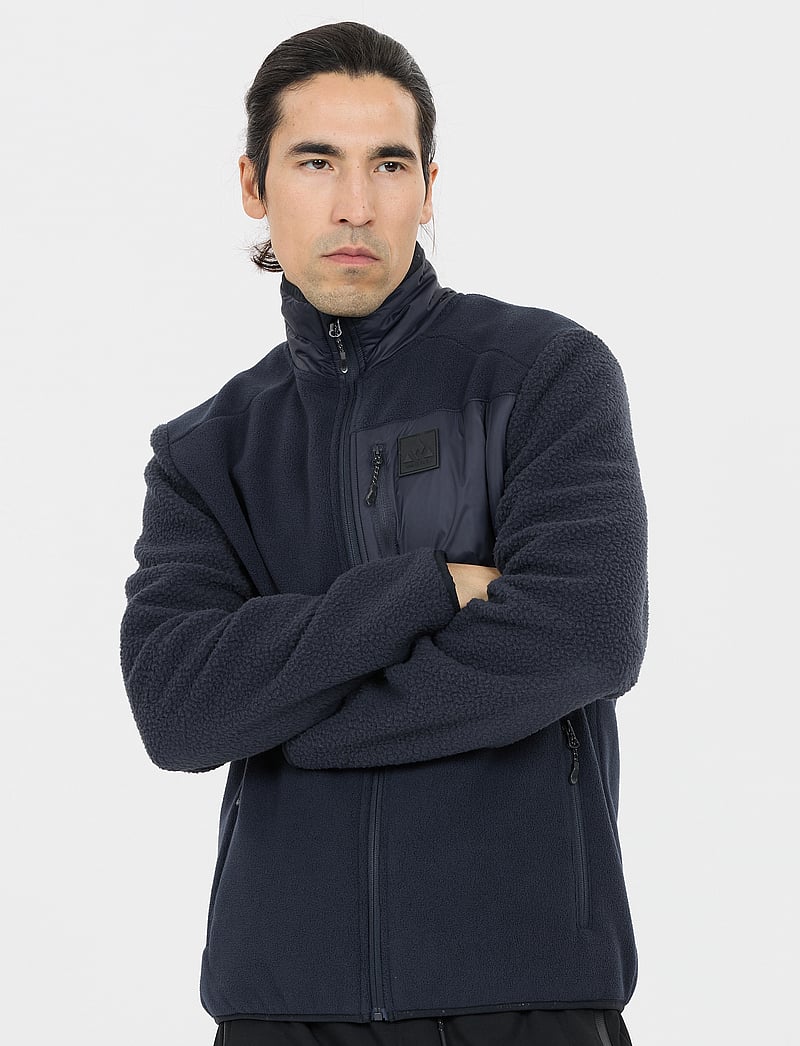 Whistler - Makaley M Fleece Jacket - fleece og mellemlag - navy blazer - 0