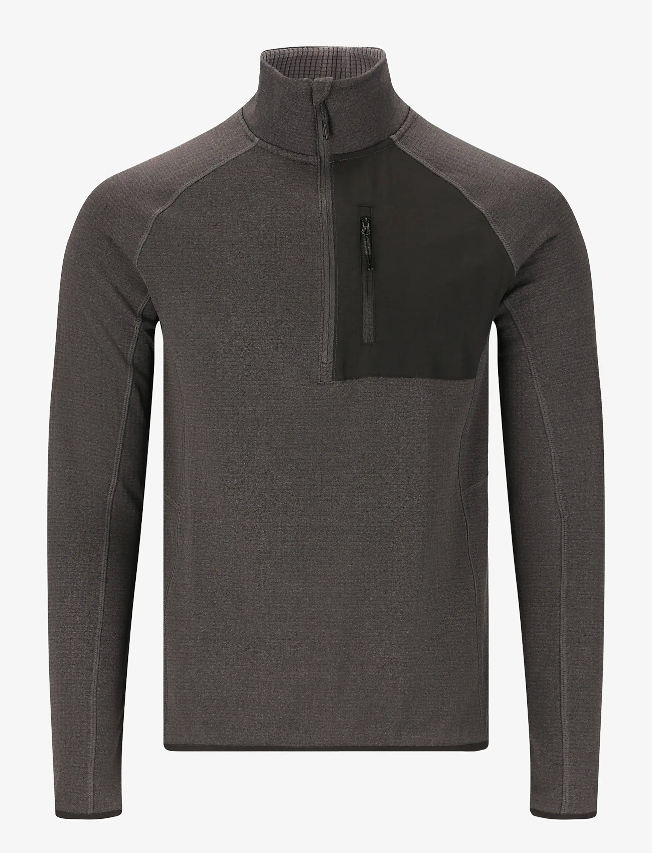 Whistler - Helge M Half Zip Midlayer - fleece - dark grey melange - 0