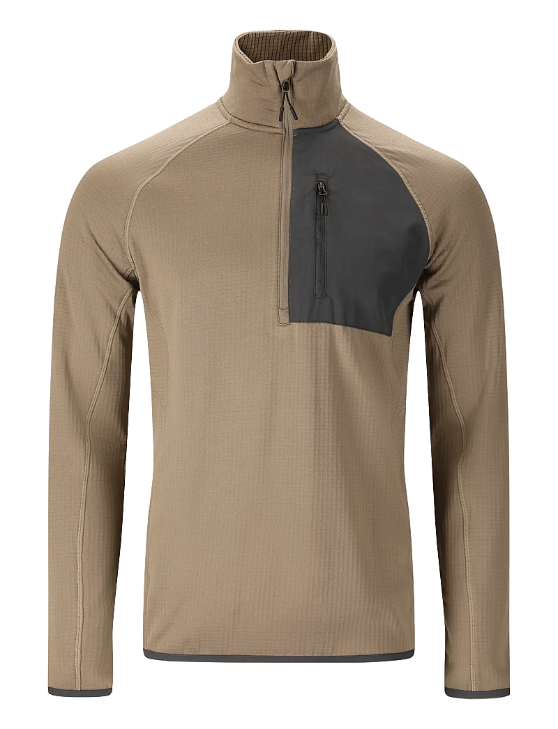 Whistler - Helge M Half Zip Midlayer - fleece & midlayer - fallen rock - 1