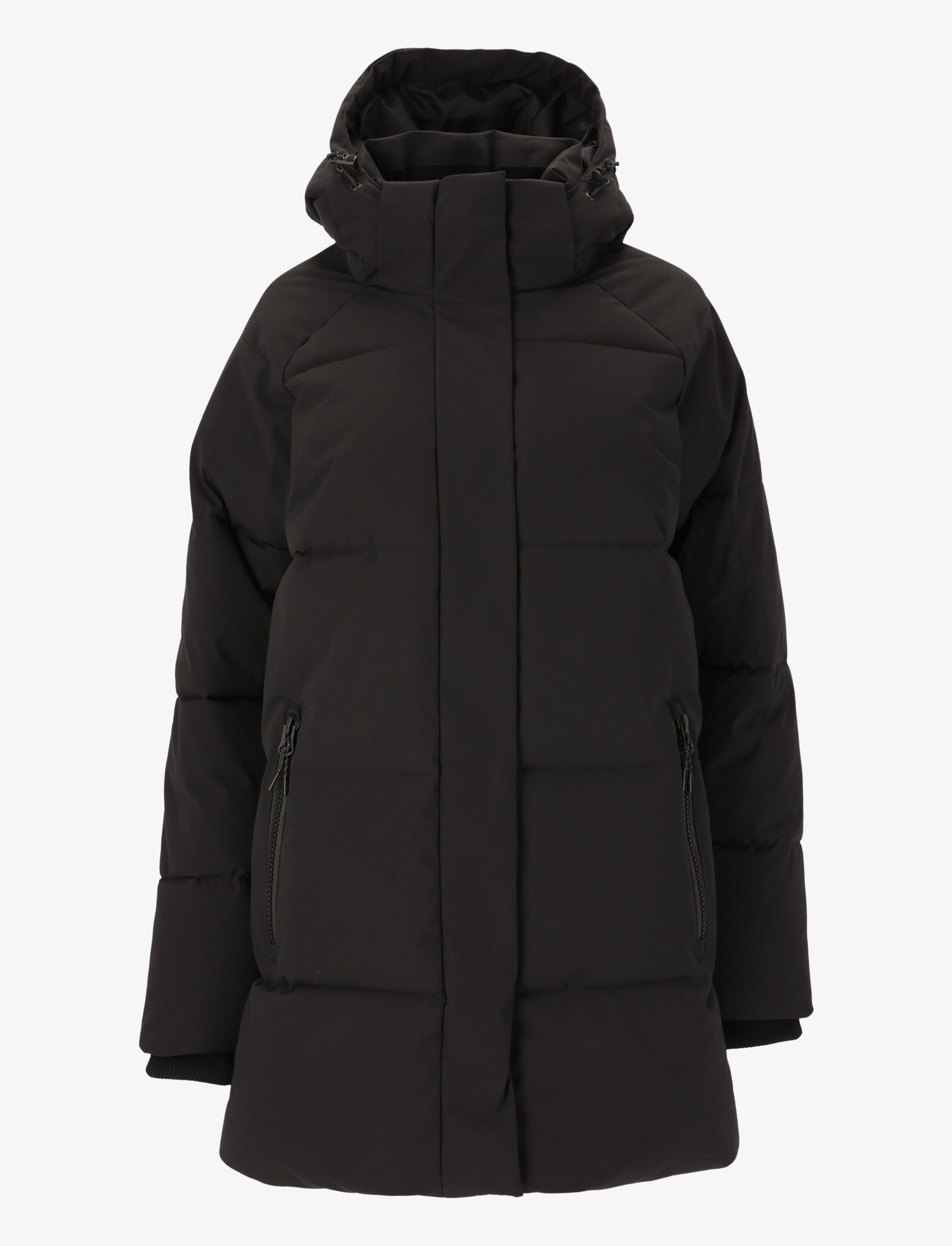 Greyston W Long Puffer Jacket - BLACK