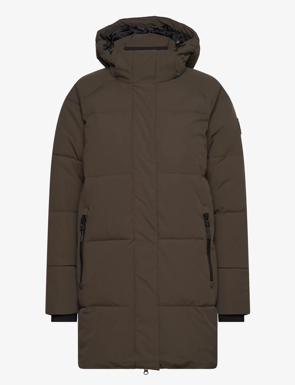 Whistler - Greyston W Long Puffer Jacket - dunjakker - black ink - 1