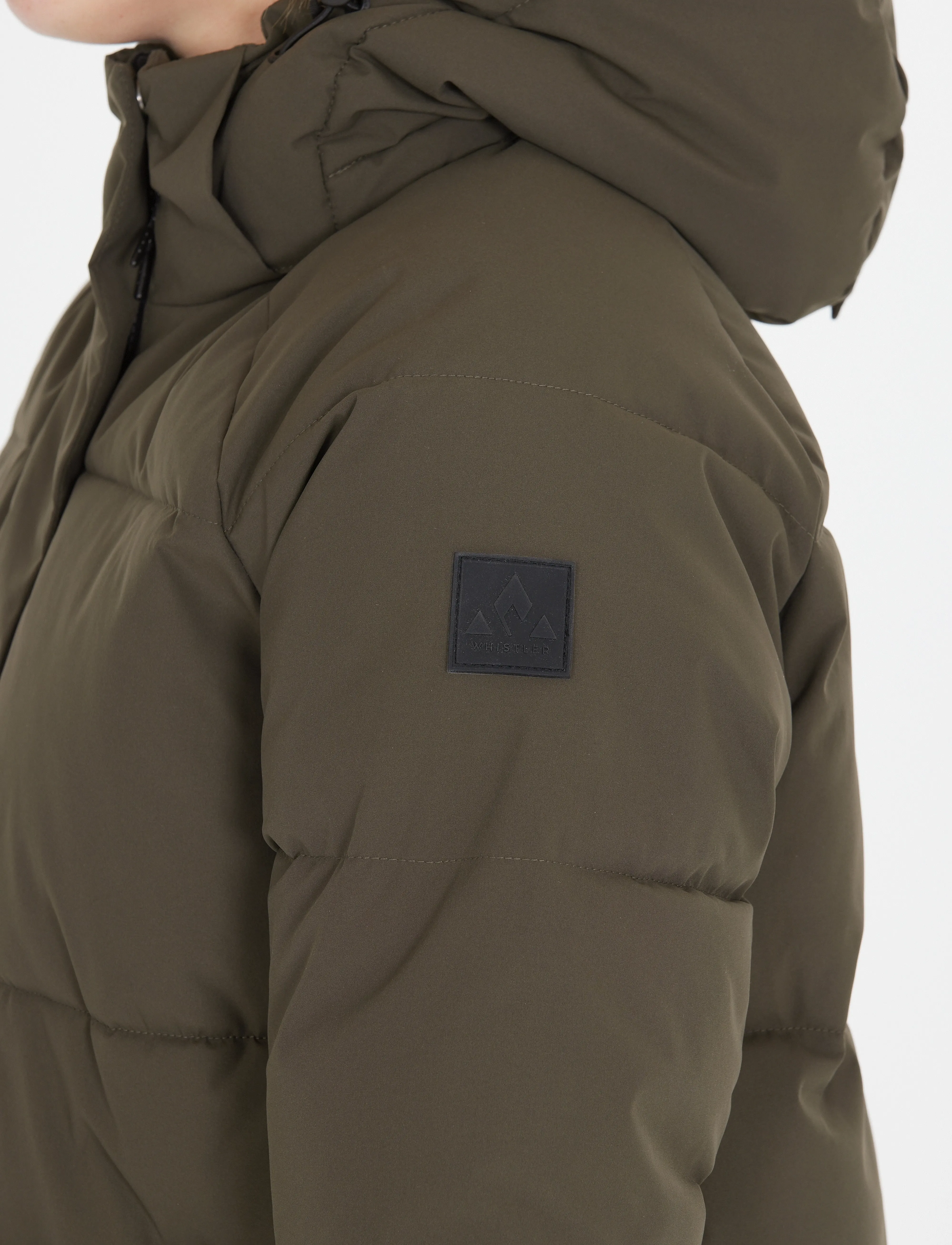 Whistler - Greyston W Long Puffer Jacket - black ink - 4