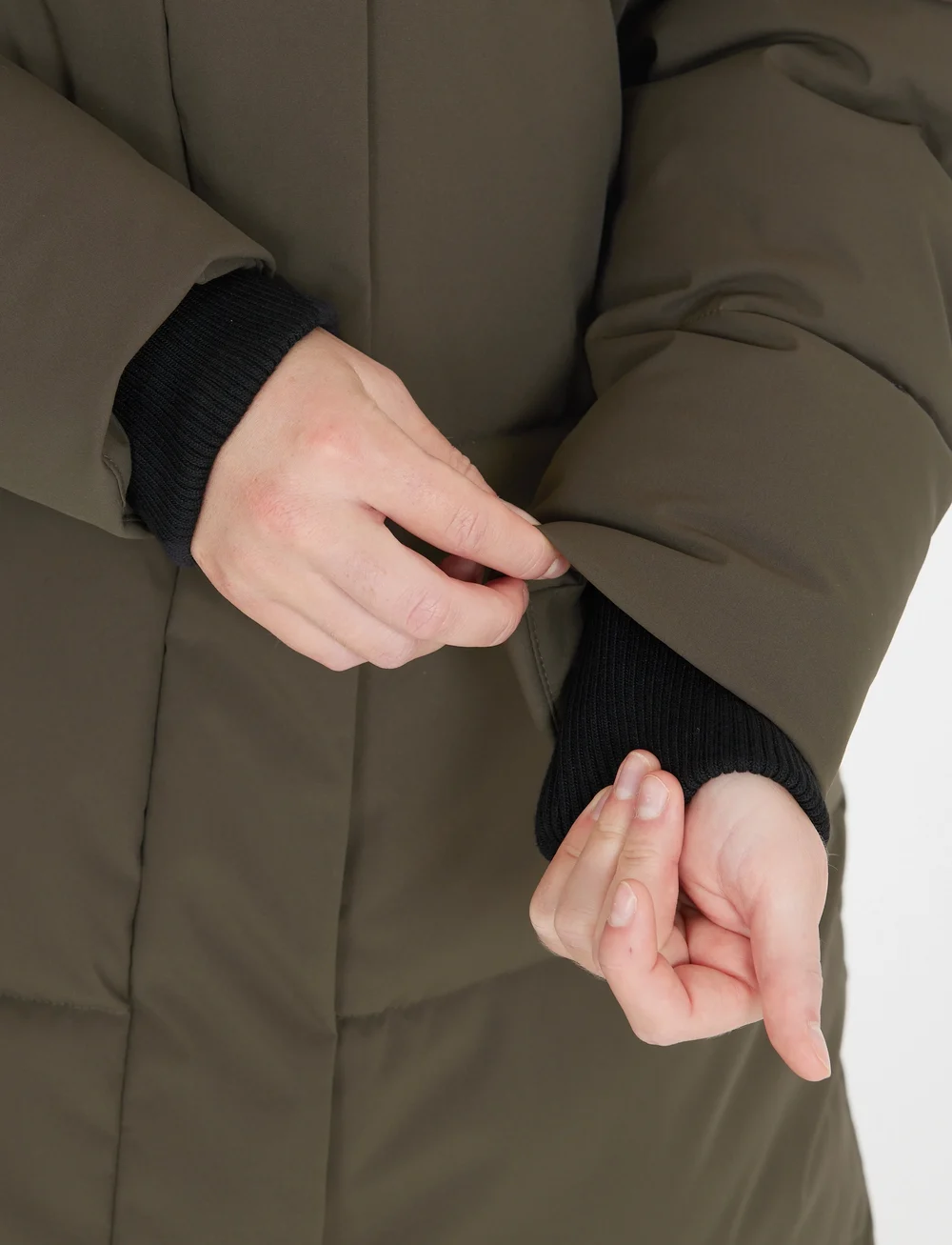 Whistler - Greyston W Long Puffer Jacket - dunjakker - black ink - 5