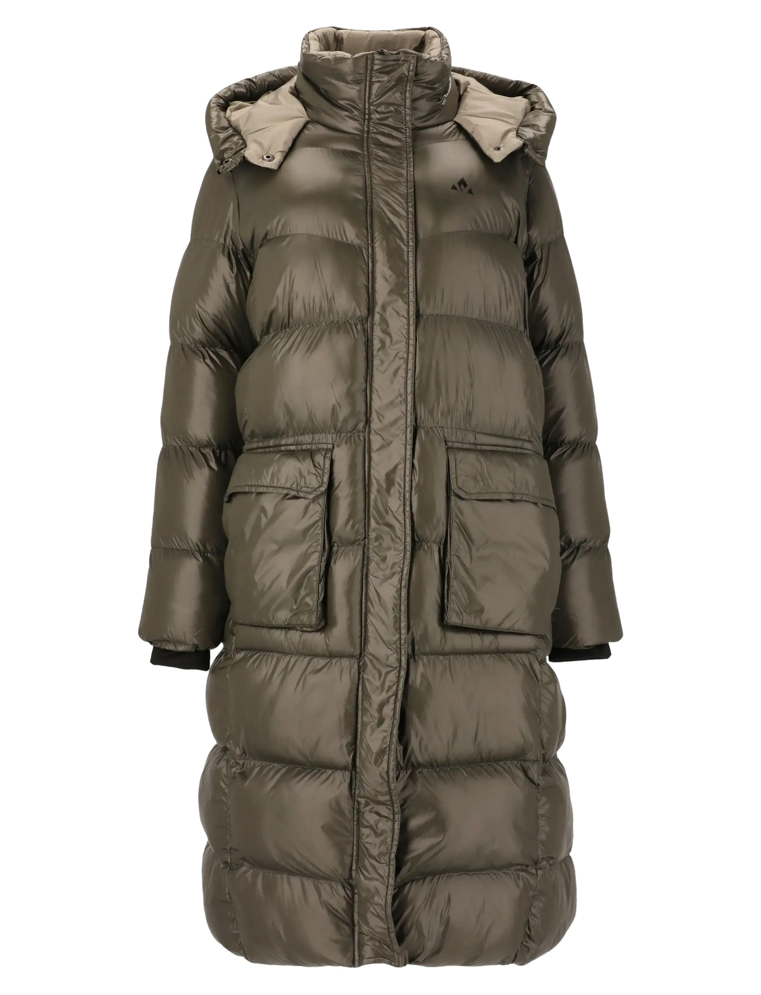 Whistler Lakewood W Long Puffer Jacket - Alles anzeigen - BLACK INK / khaki/green
