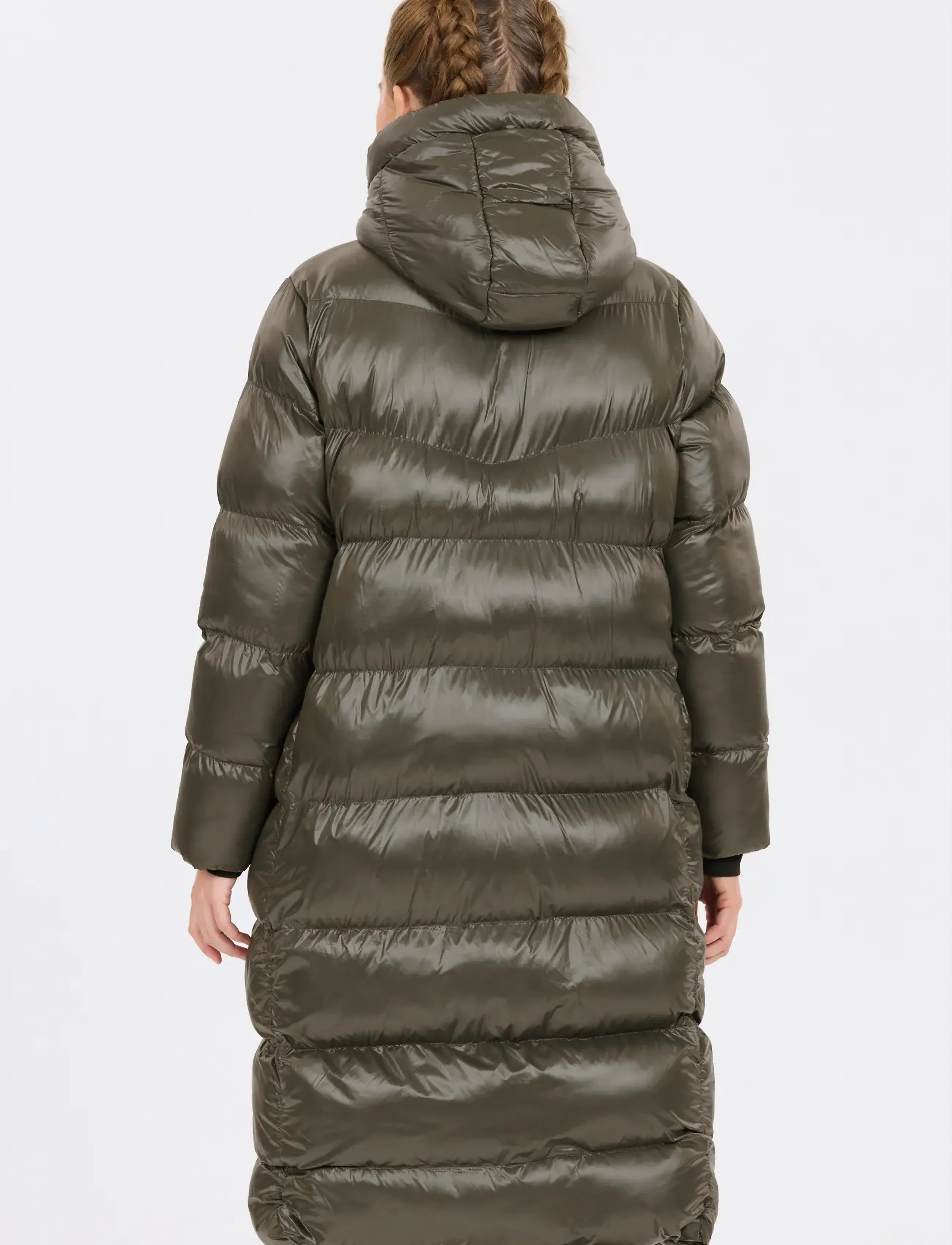 Whistler - Lakewood W Long Puffer Jacket - sulejoped ja voodriga joped - black ink - 5