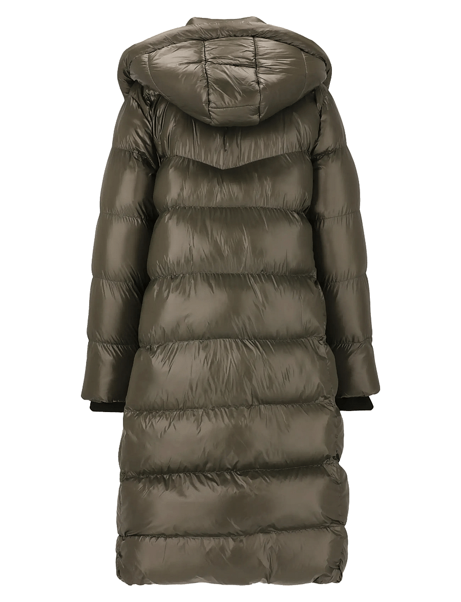 Whistler - Lakewood W Long Puffer Jacket - sulejoped ja voodriga joped - black ink - 2