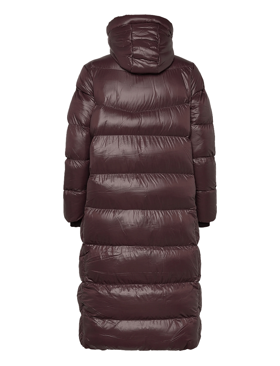 Whistler - Lakewood W Long Puffer Jacket - sulejoped ja voodriga joped - fudge - 2
