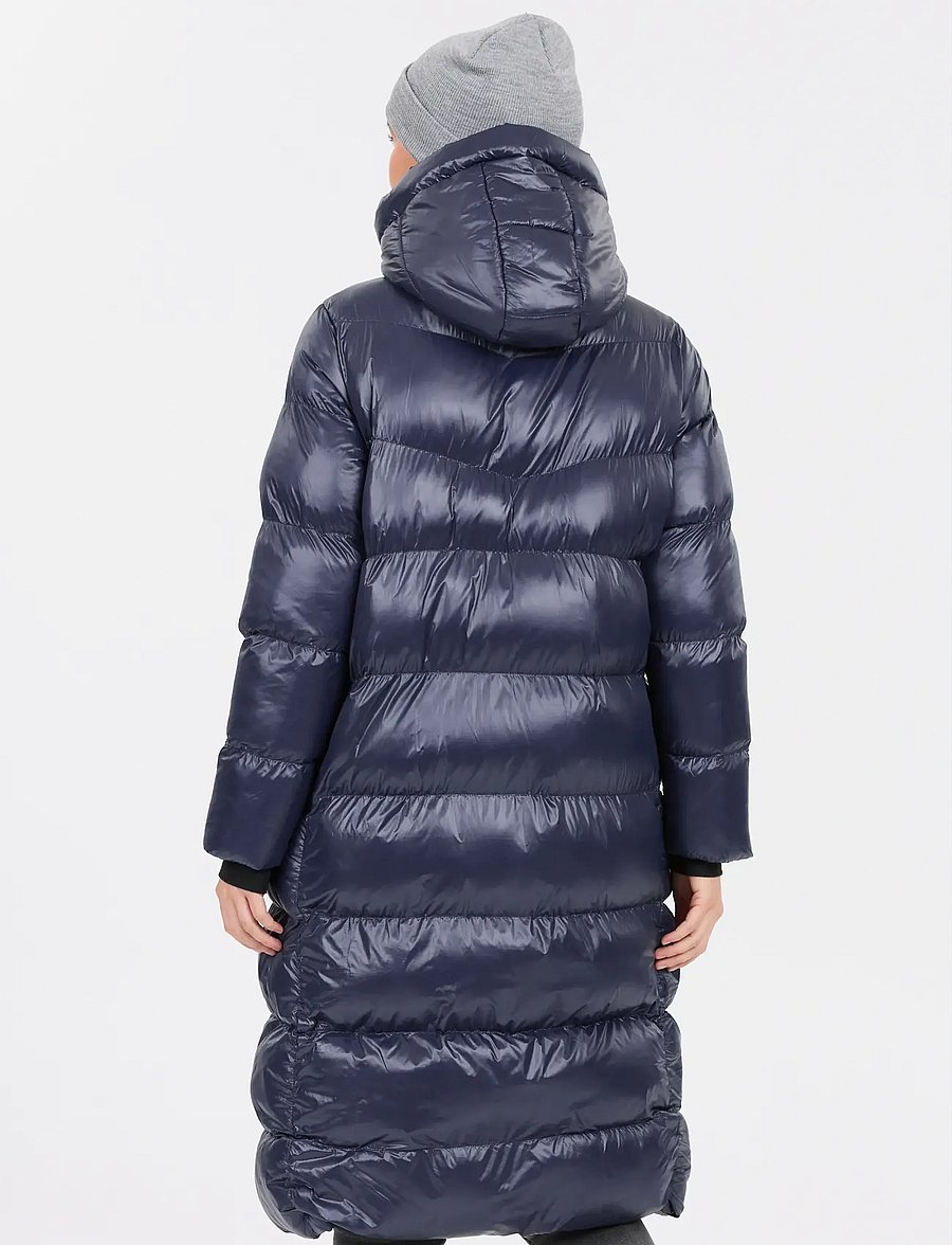 Whistler - Lakewood W Long Puffer Jacket - dunjakker - navy blazer - 3