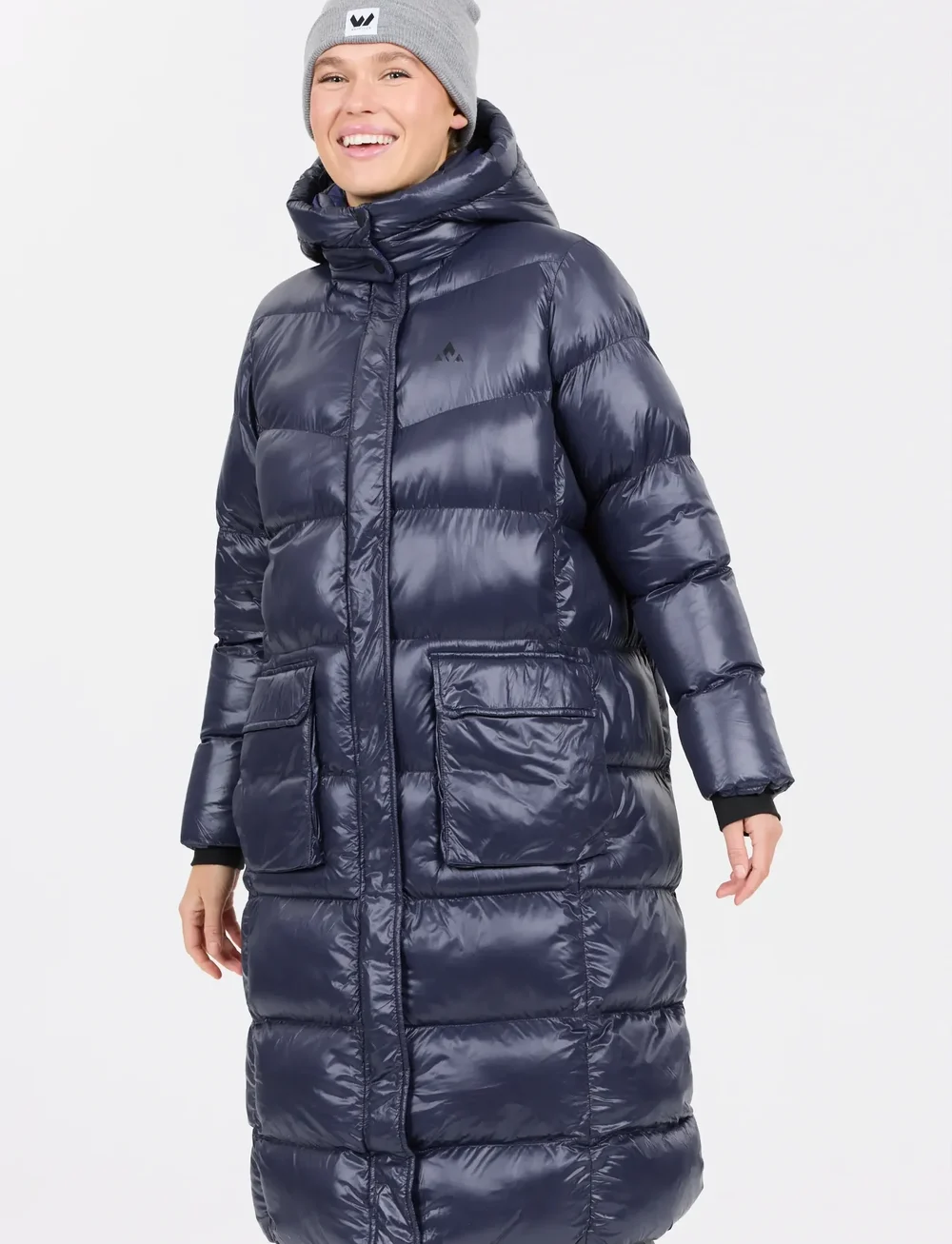 Whistler - Lakewood W Long Puffer Jacket - daunenjacken - navy blazer - 4