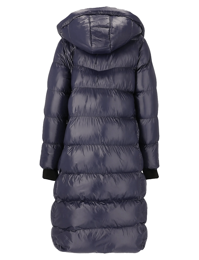 Whistler - Lakewood W Long Puffer Jacket - down jackets - navy blazer - 2