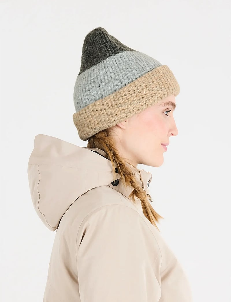 Whistler - Valeo Unisex Beanie - mössor - simply taupe - 0