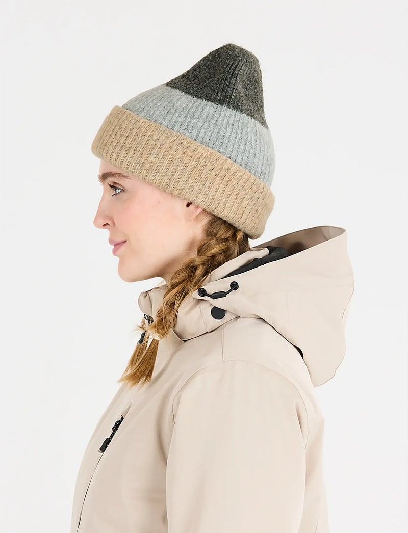 Whistler - Valeo Unisex Beanie - mössor - simply taupe - 5