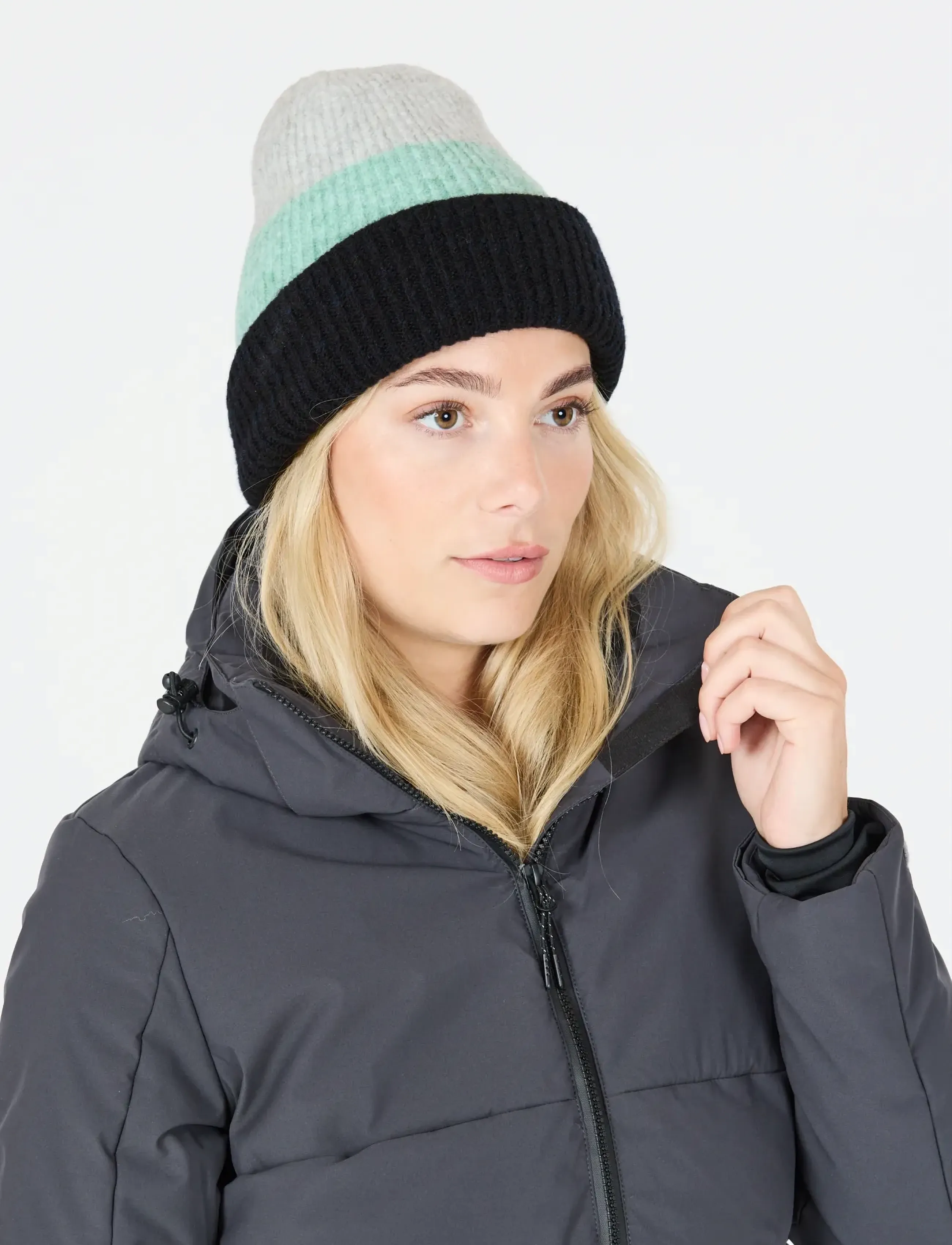 Whistler Valeo Unisex Beanie, One Size, Grey, Sport Accessories > Sport Beanies, Dame