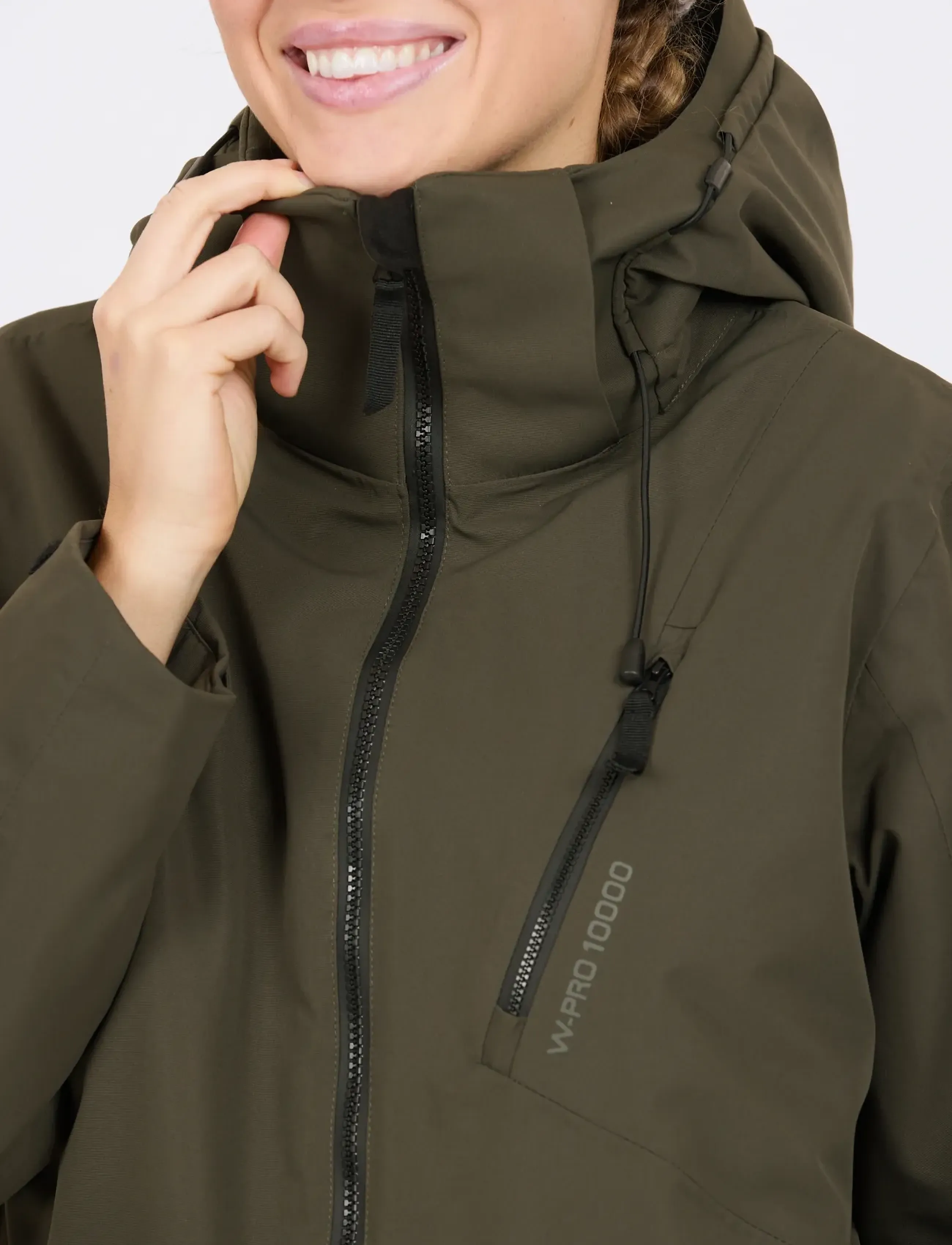 Whistler Bellway W Parka W-Pro 10000, 42, Khaki green, Sport Jackets > Sport Parkas, Dame