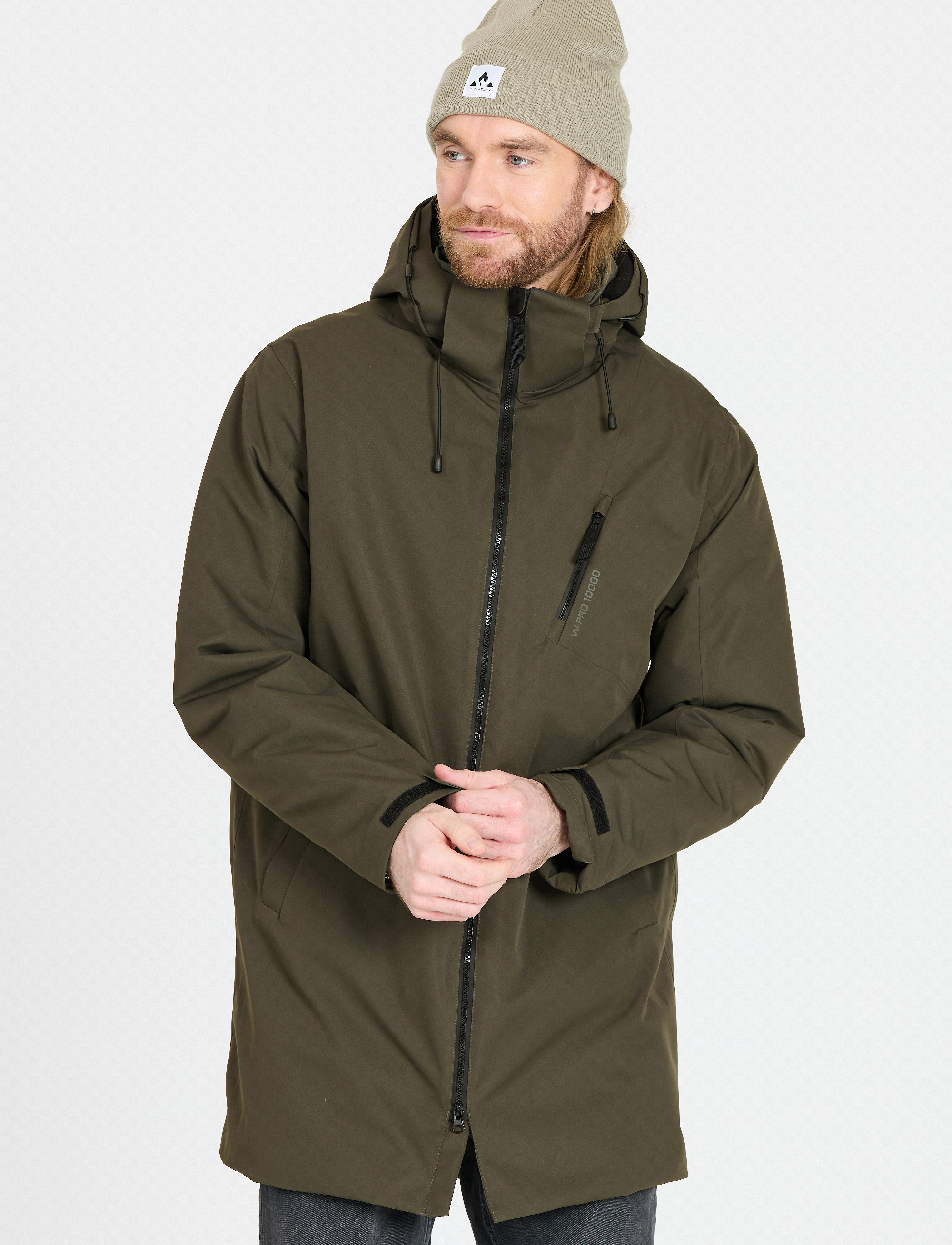 Whistler Bellway M Parka W-Pro 10000, L, Black, Sport Jackets > Sport Parkas, Herre