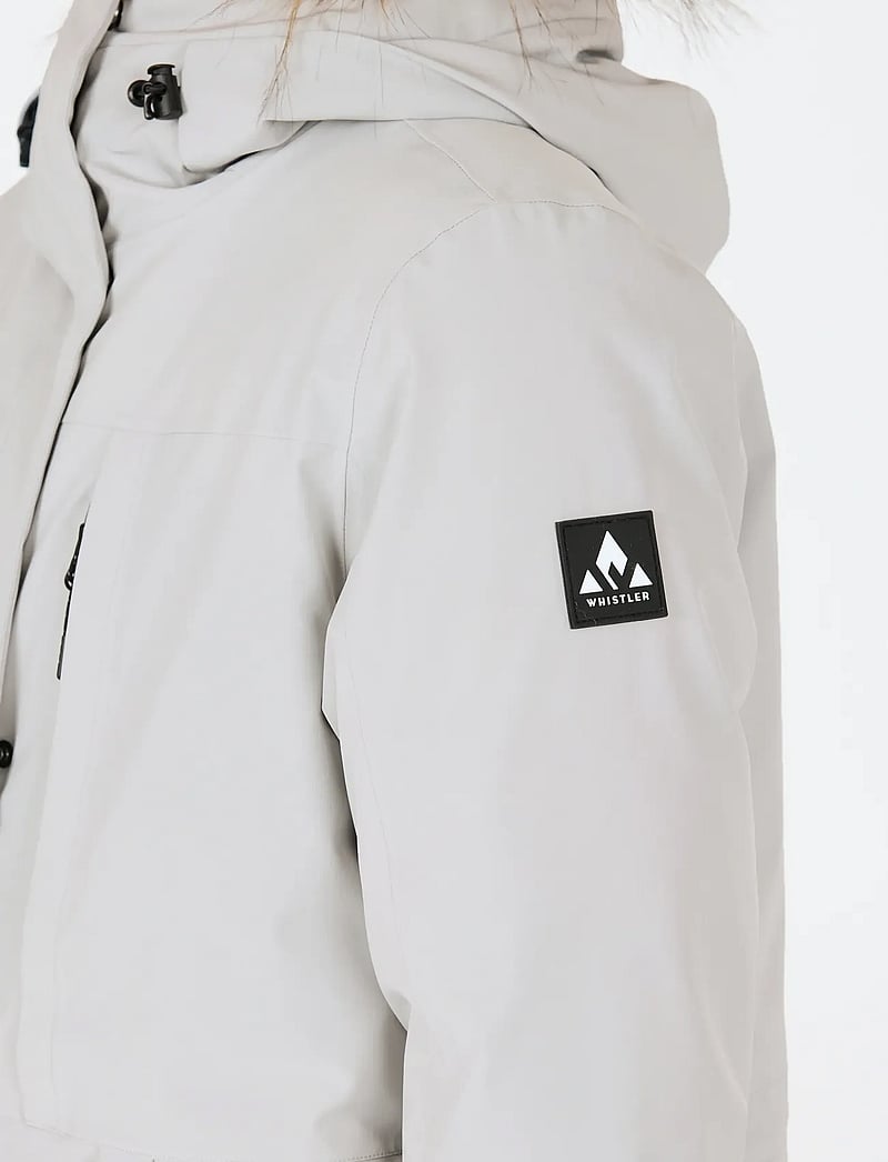 Whistler - Bluff W Parka W-PRO 10000 - jackets - pearl grey - 5