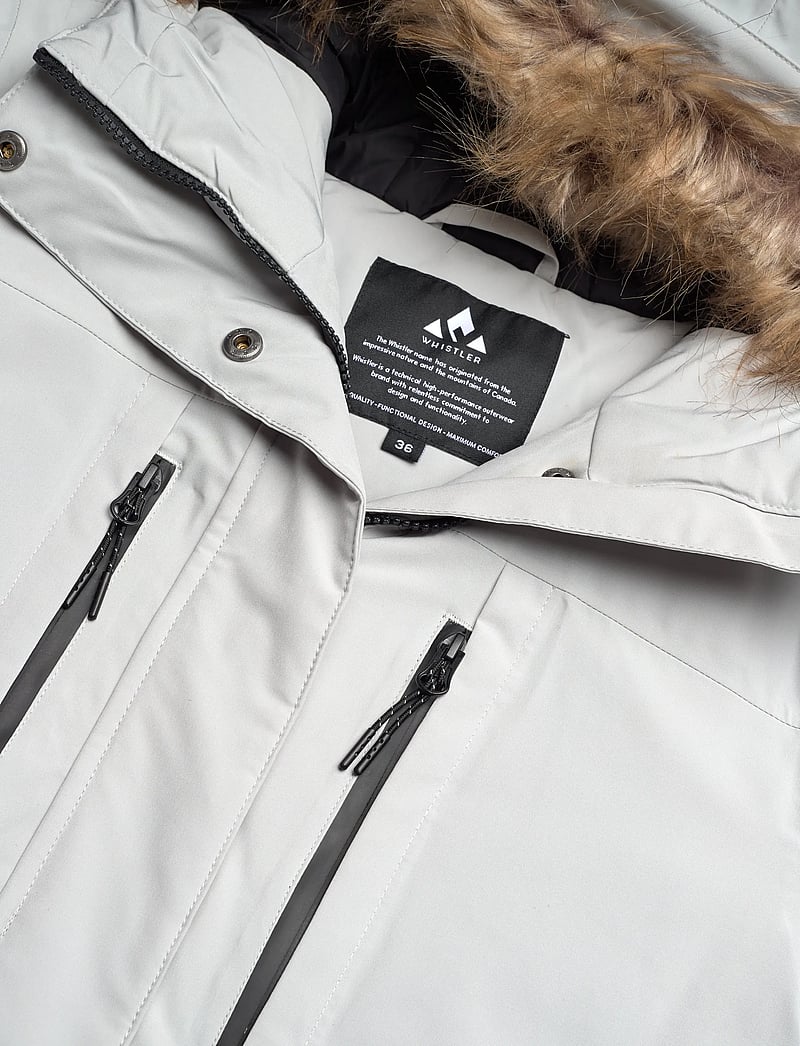 Whistler - Bluff W Parka W-PRO 10000 - jakker - pearl grey - 2