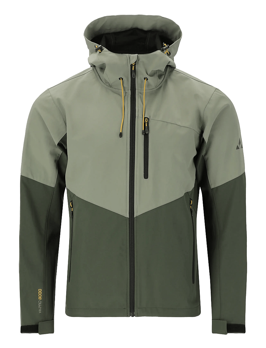 Whistler - Rodney V2 M Softshell Jacket W-Pro - friluftsjakker - deep forest - 1