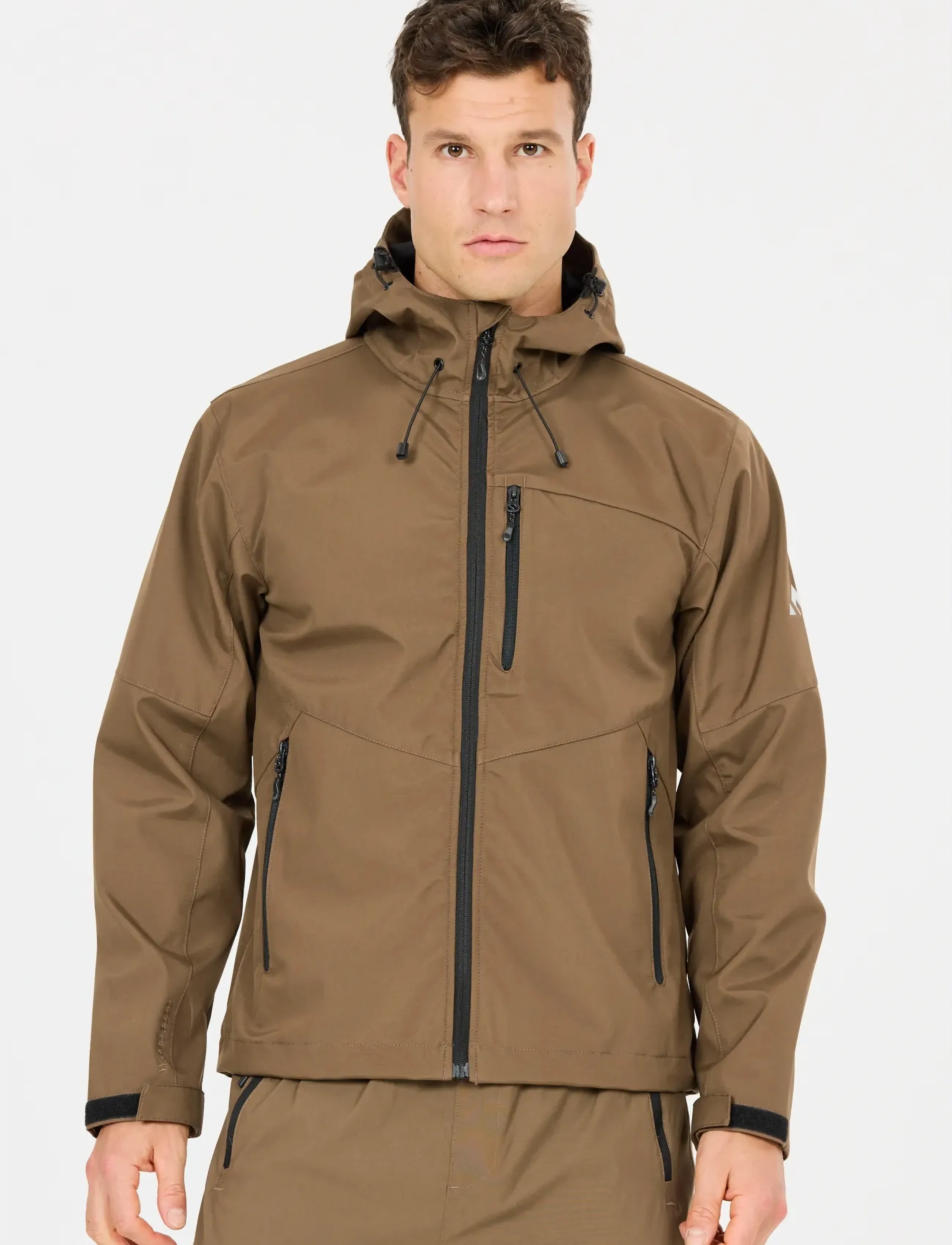 Whistler Rodney V2 M Softshell Jacket W-Pro, S, Brown, Sport Jackets > Sport Outdoor Jackets, Herre