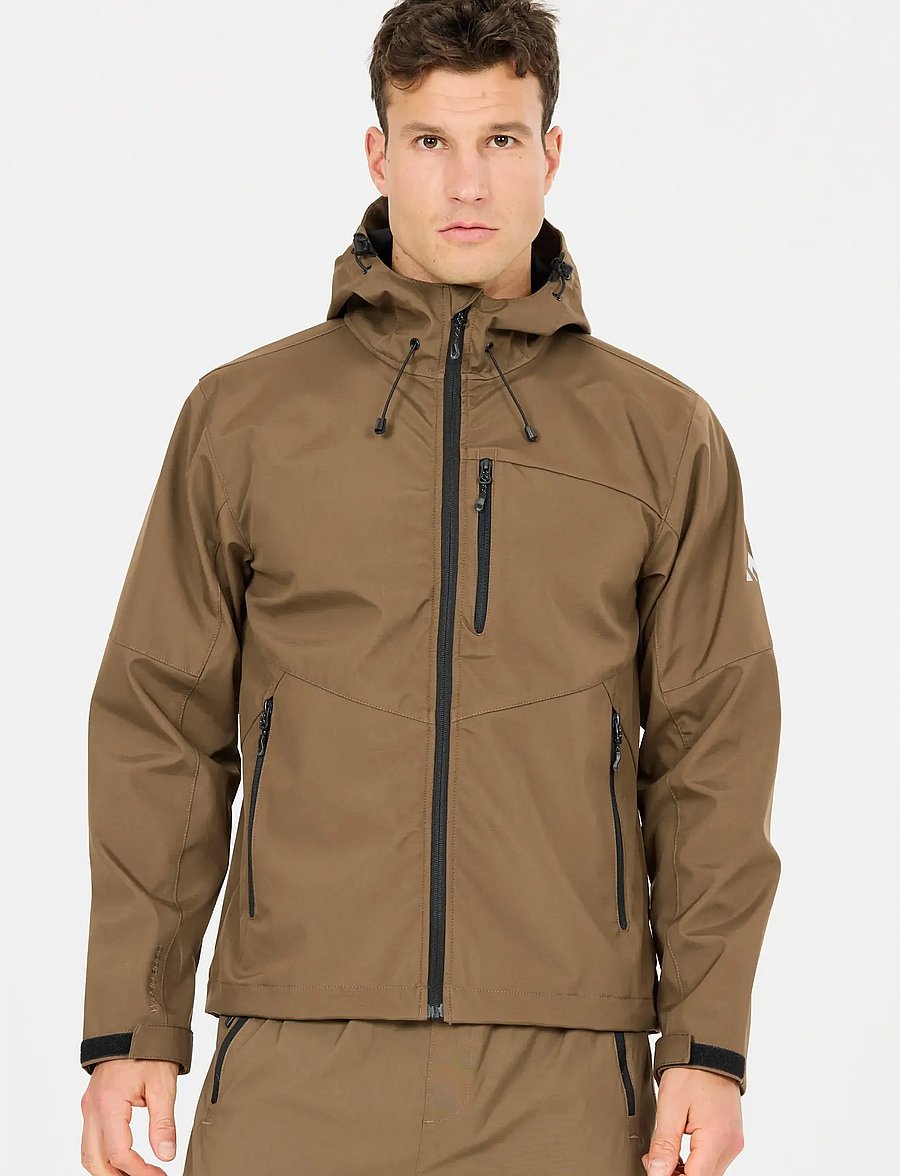 Whistler - Rodney V2 M Softshell Jacket W-Pro - friluftsjackor - teak - 0