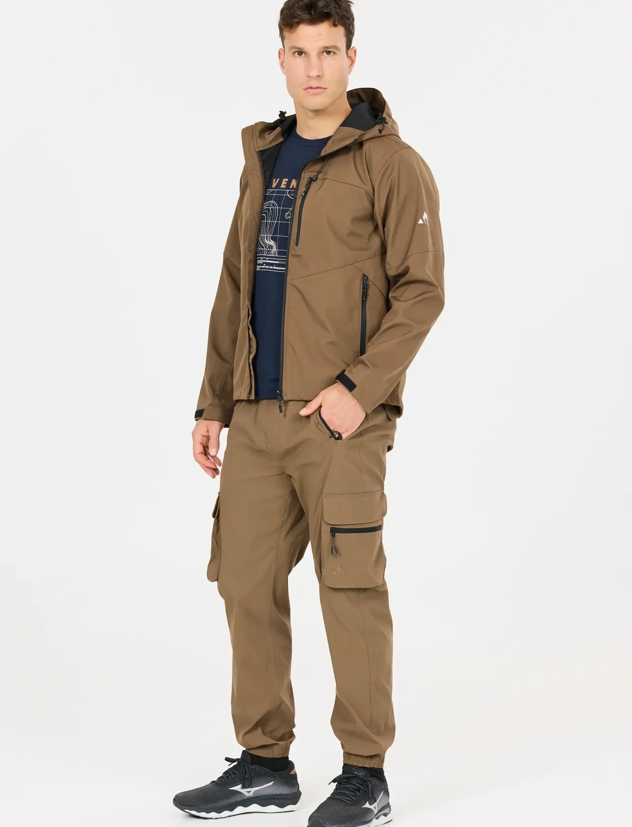 Whistler - Rodney V2 M Softshell Jacket W-Pro - friluftsjackor - teak - 4