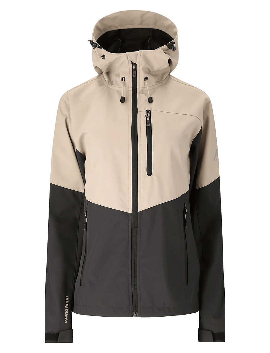 Whistler - Rosea V2 W Softshell Jacket W-Pro 8 - outdoor jacken - simply taupe - 1