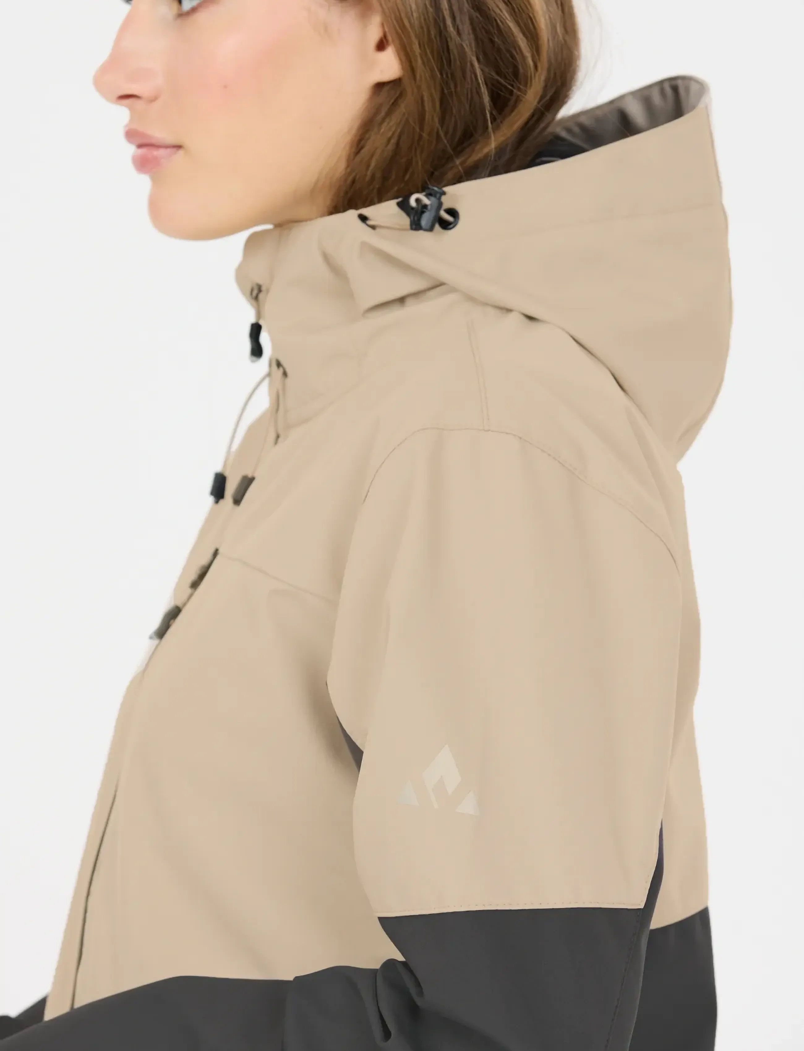 Whistler - Rosea V2 W Softshell Jacket W-Pro 8 - välijoped - simply taupe - 4