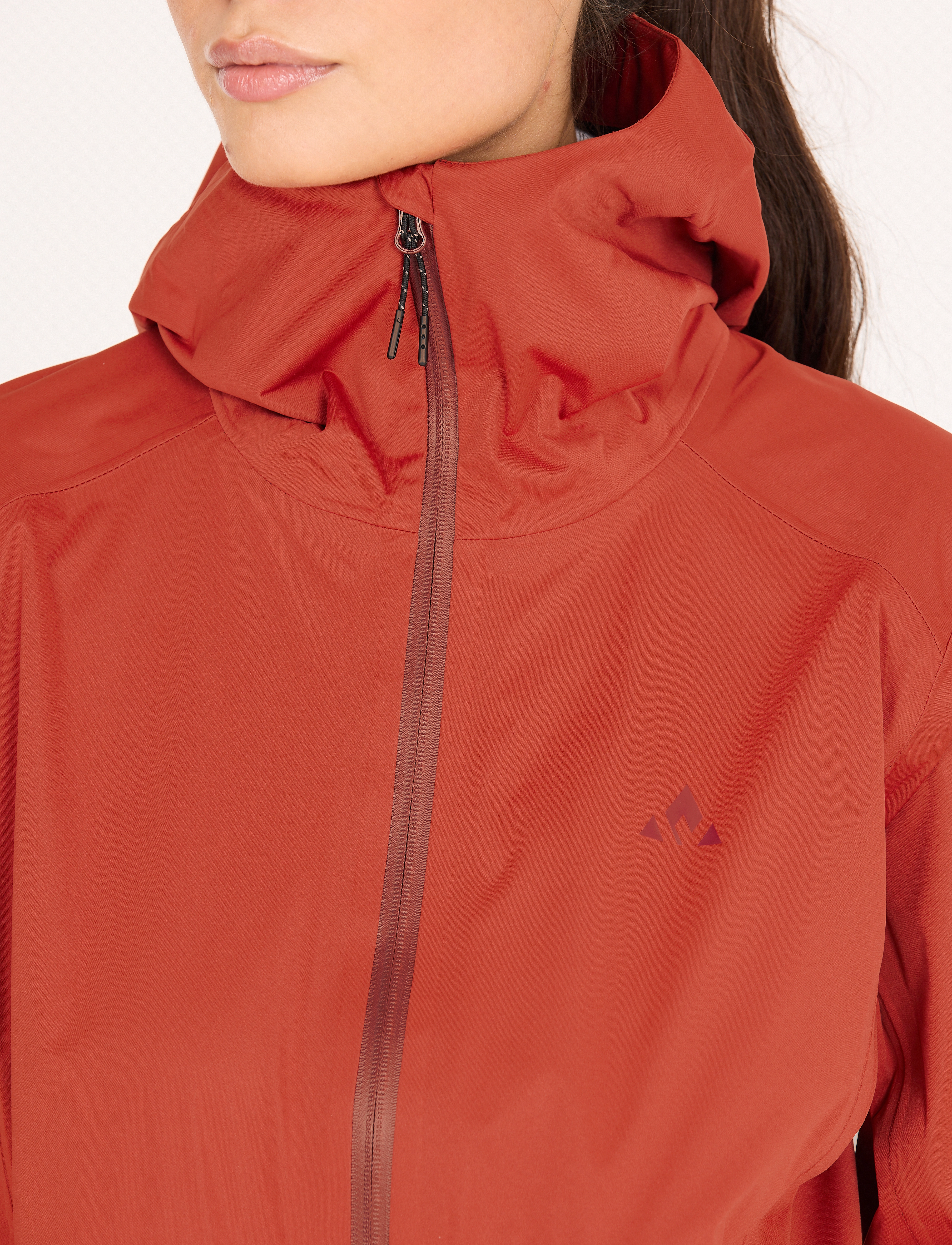Whistler - Bowen W Stretch Layertech Jacket W- - regenmäntel - cinnabar - 4