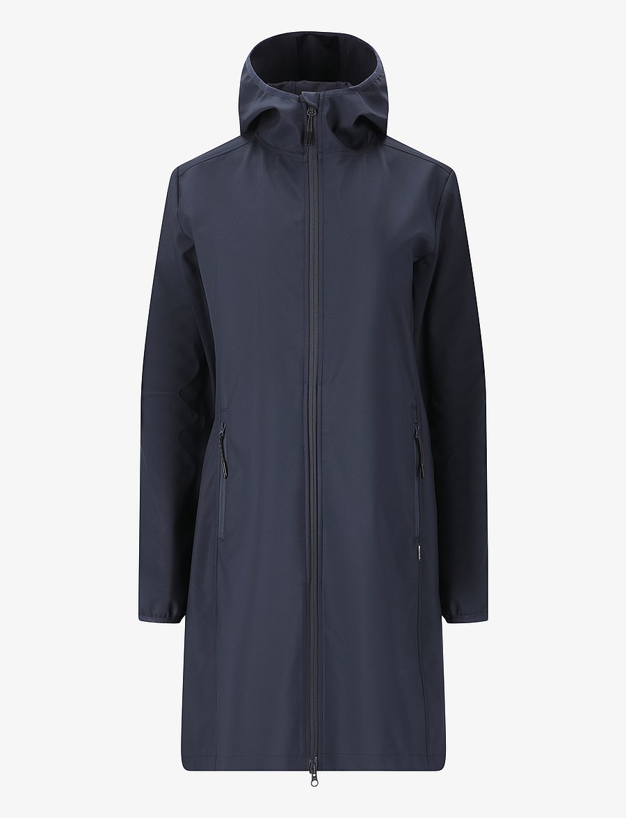 Whistler - Luango W Long Softshell Jacket - jacken - navy blazer - 1