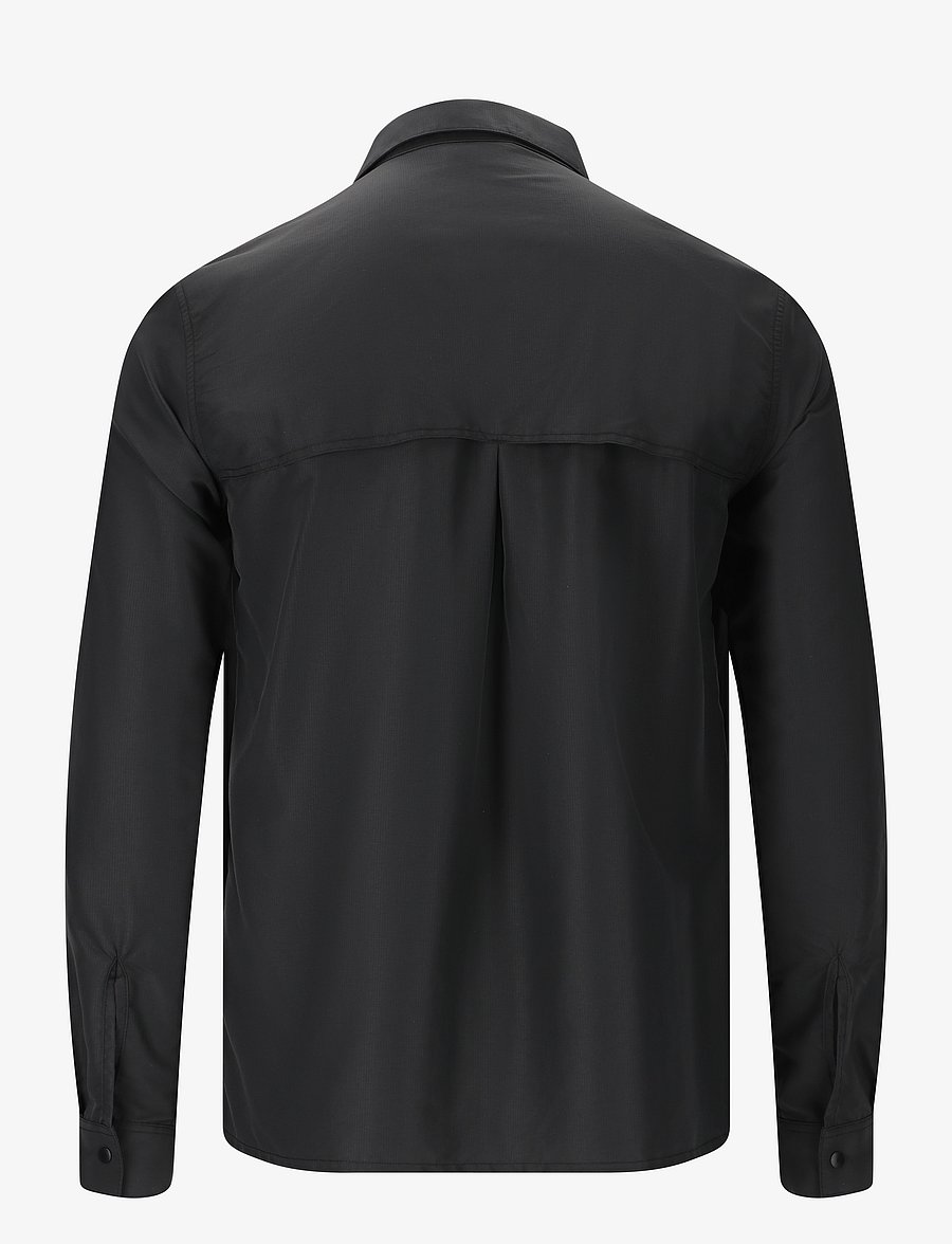 Whistler - Elm M L-S Shirt - oberteile & t-shirts - black - 3