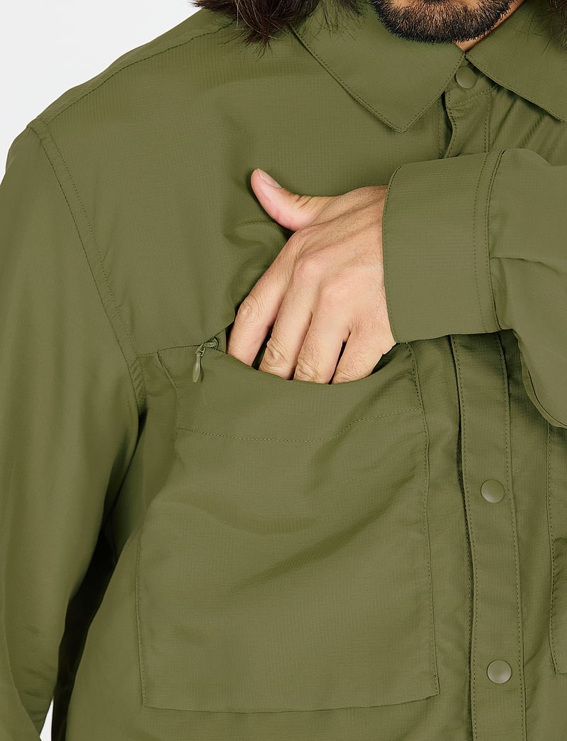 Whistler - Elm M L-S Shirt - toppe & t-shirts - cypress - 5