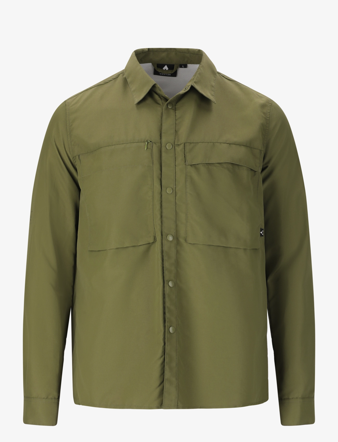 WHISTLER Elm M L-S Shirt Khaki - XXL - Herren