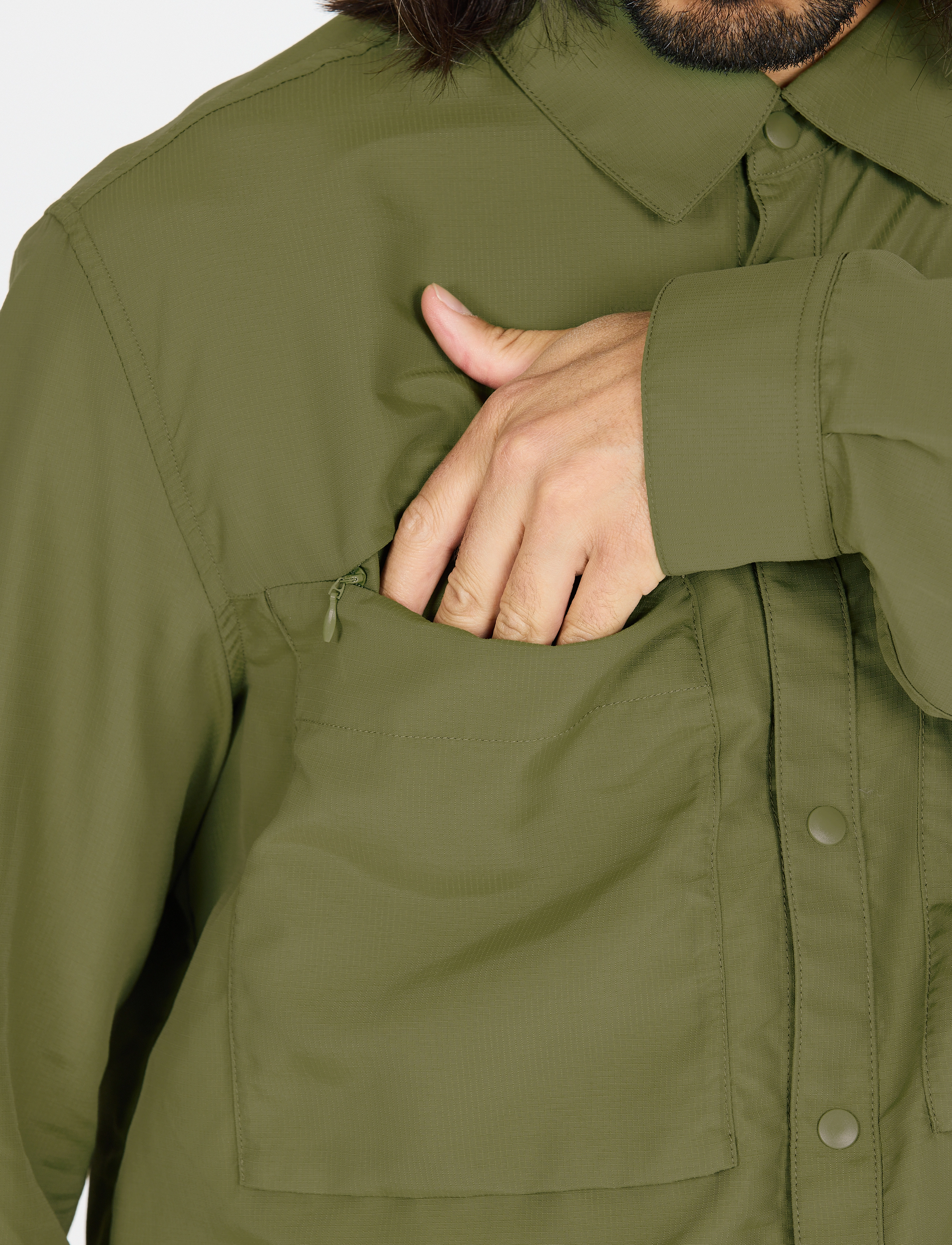 Whistler - Elm M L-S Shirt - toppe & t-shirts - cypress - 5