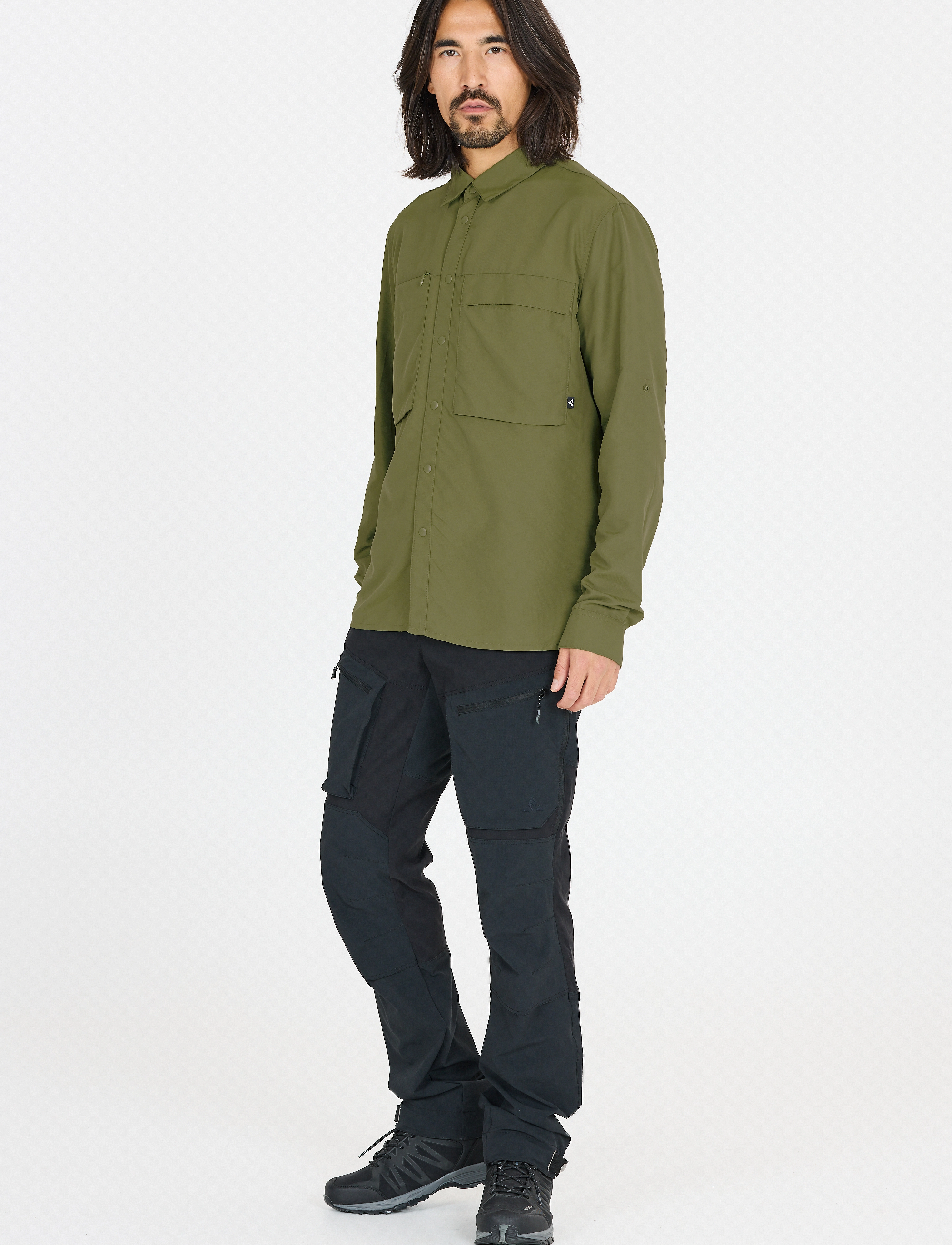 Whistler Elm M L-S Shirt casual skjortor herr – bild 6