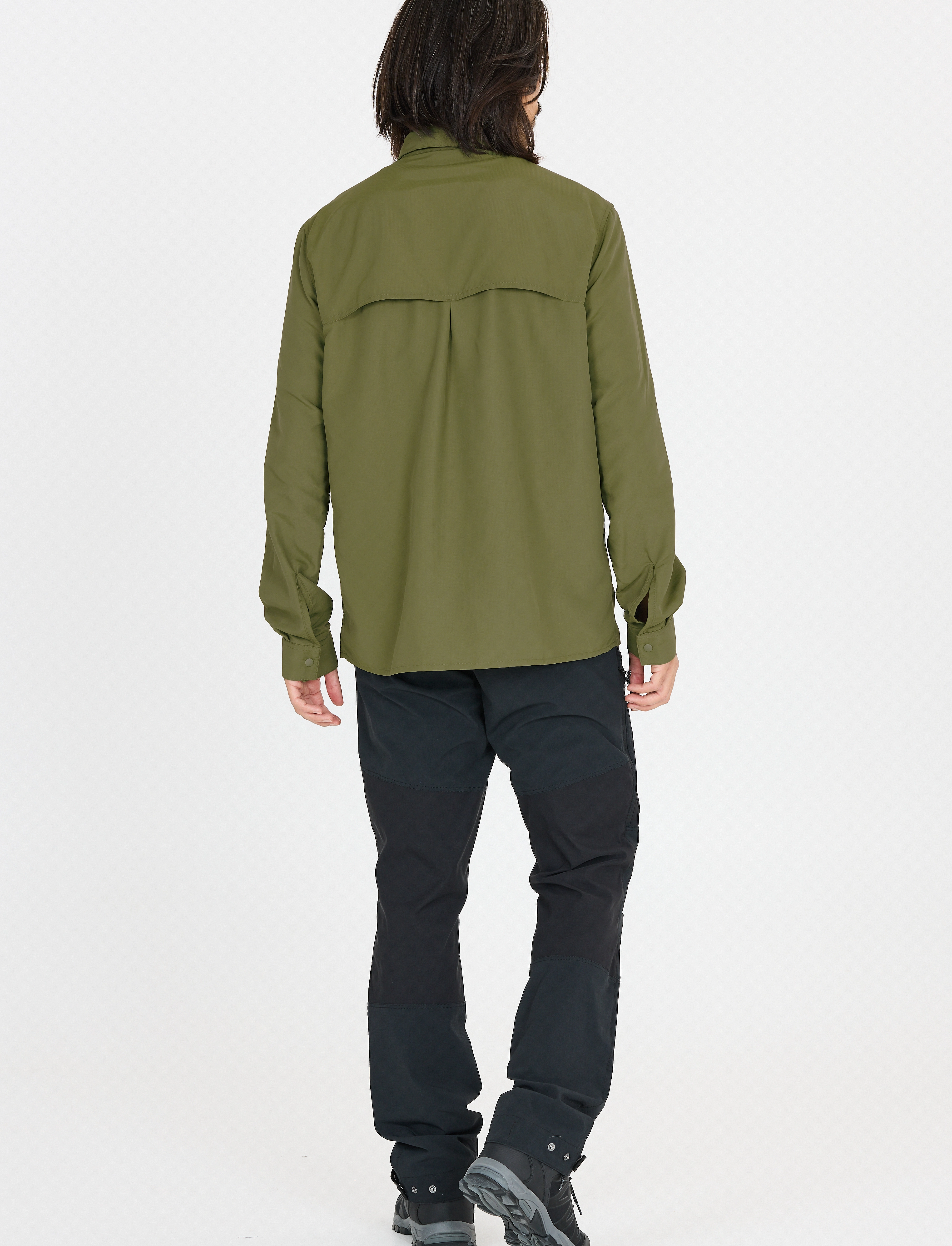 Whistler Elm M L-S Shirt casual skjortor herr – bild 7