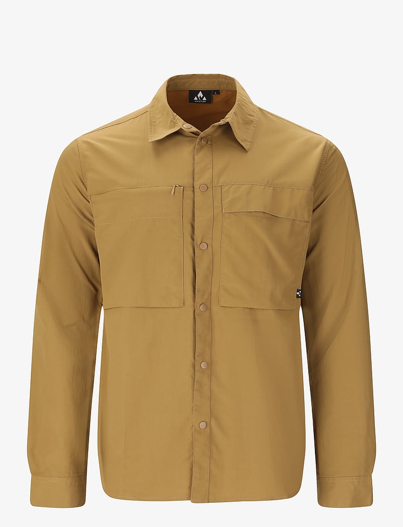 Whistler - Elm M L-S Shirt - oberteile & t-shirts - dull gold - 1