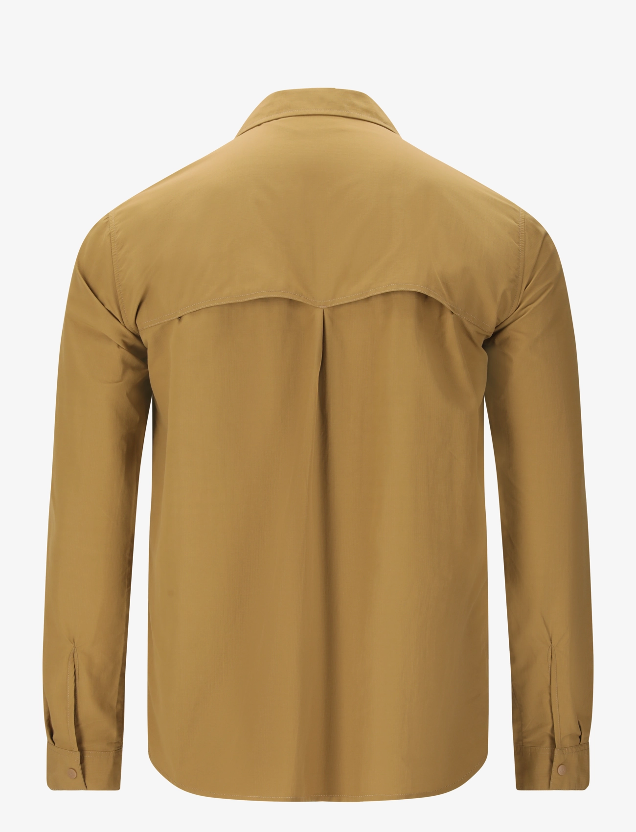 Whistler - Elm M L-S Shirt - toppe & t-shirts - dull gold - 2