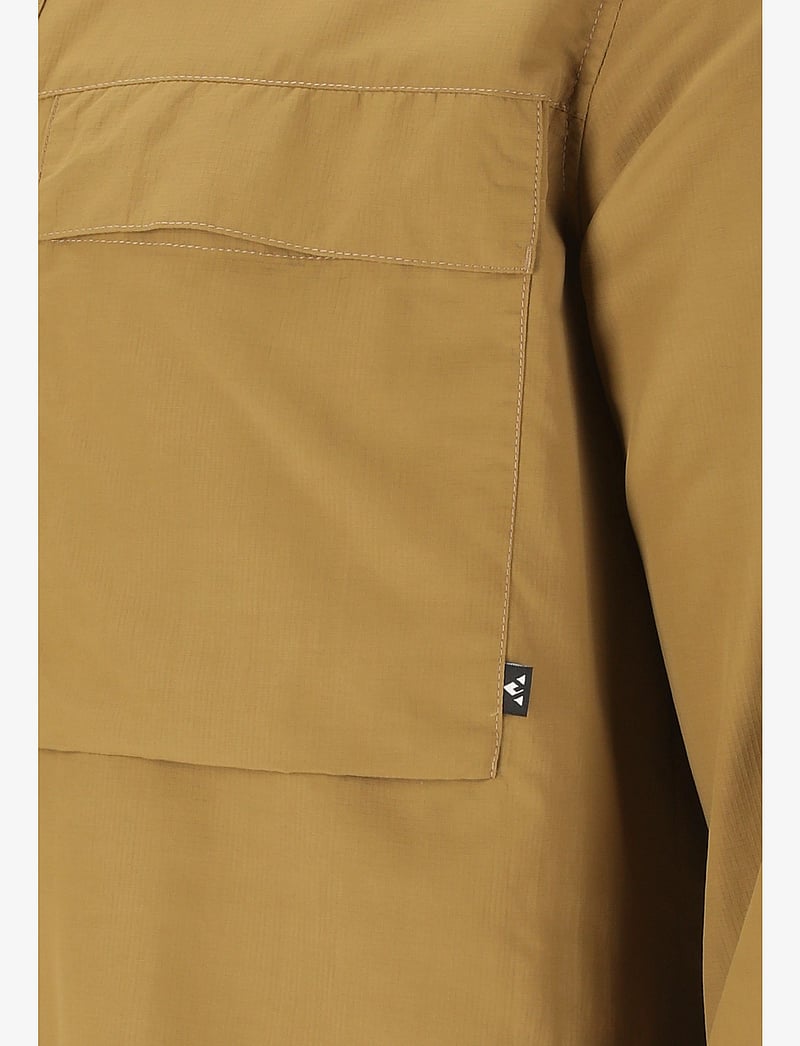 Whistler - Elm M L-S Shirt - oberteile & t-shirts - dull gold - 3