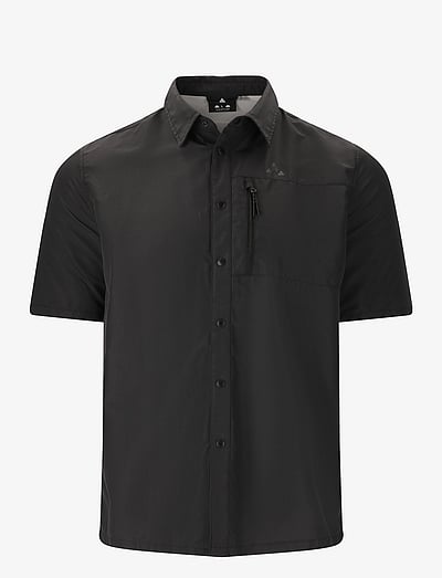 Whistler Elm M S-S Shirt - Oberteile - BLACK / black